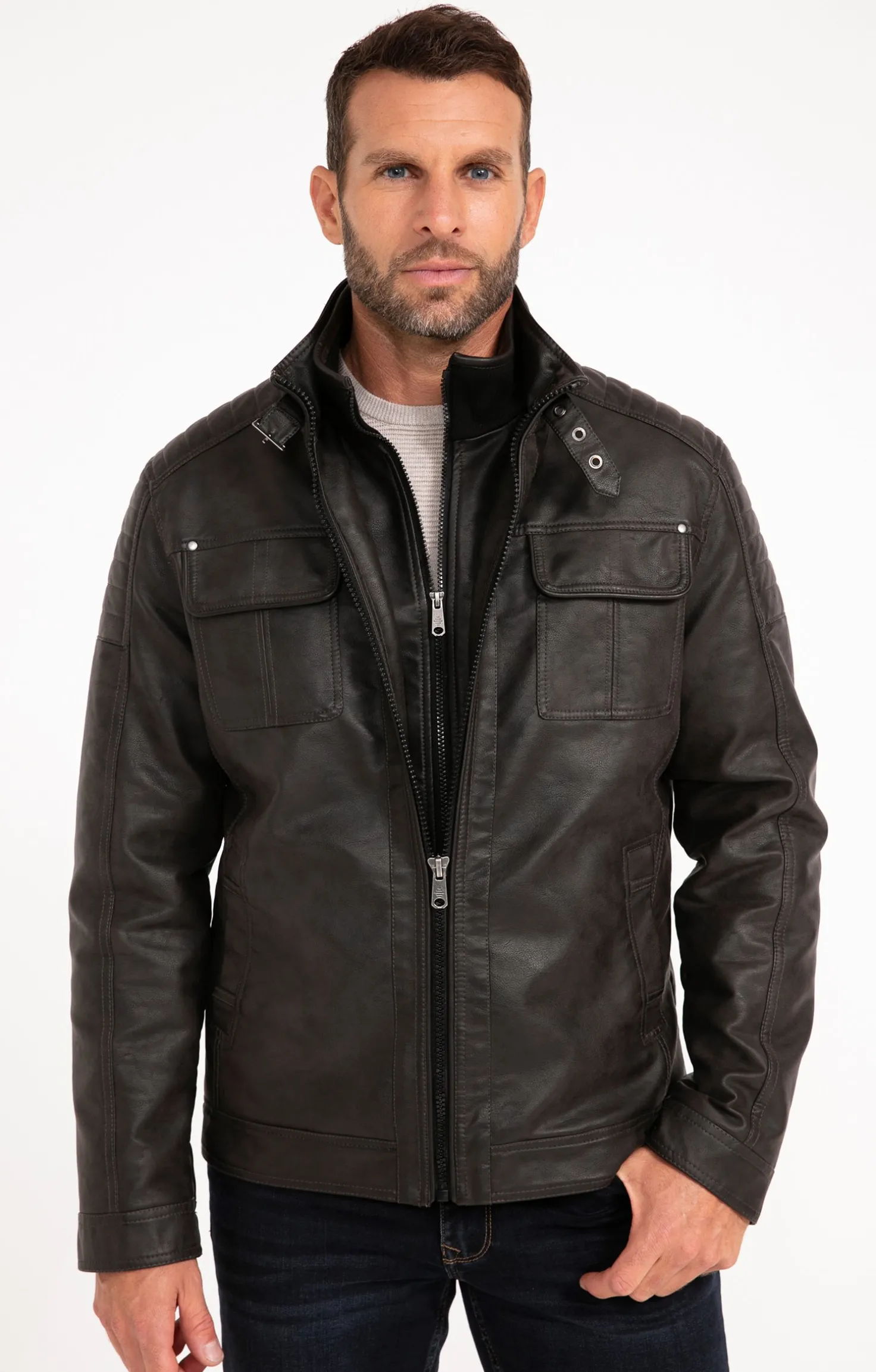 Armand Thiery Blouson ALTO - Marron Store