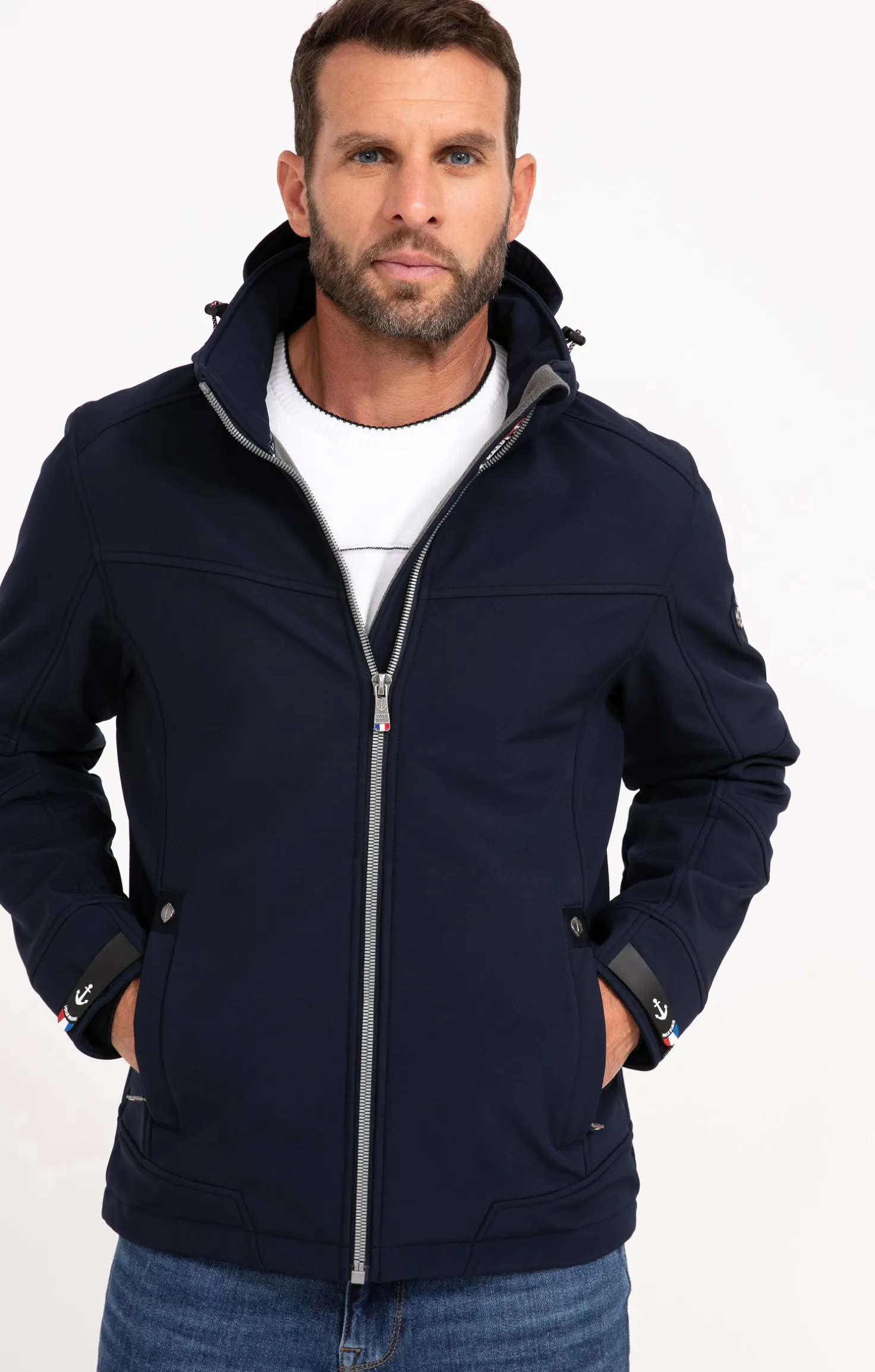 Armand Thiery Blouson Amigo - Marine Cheap