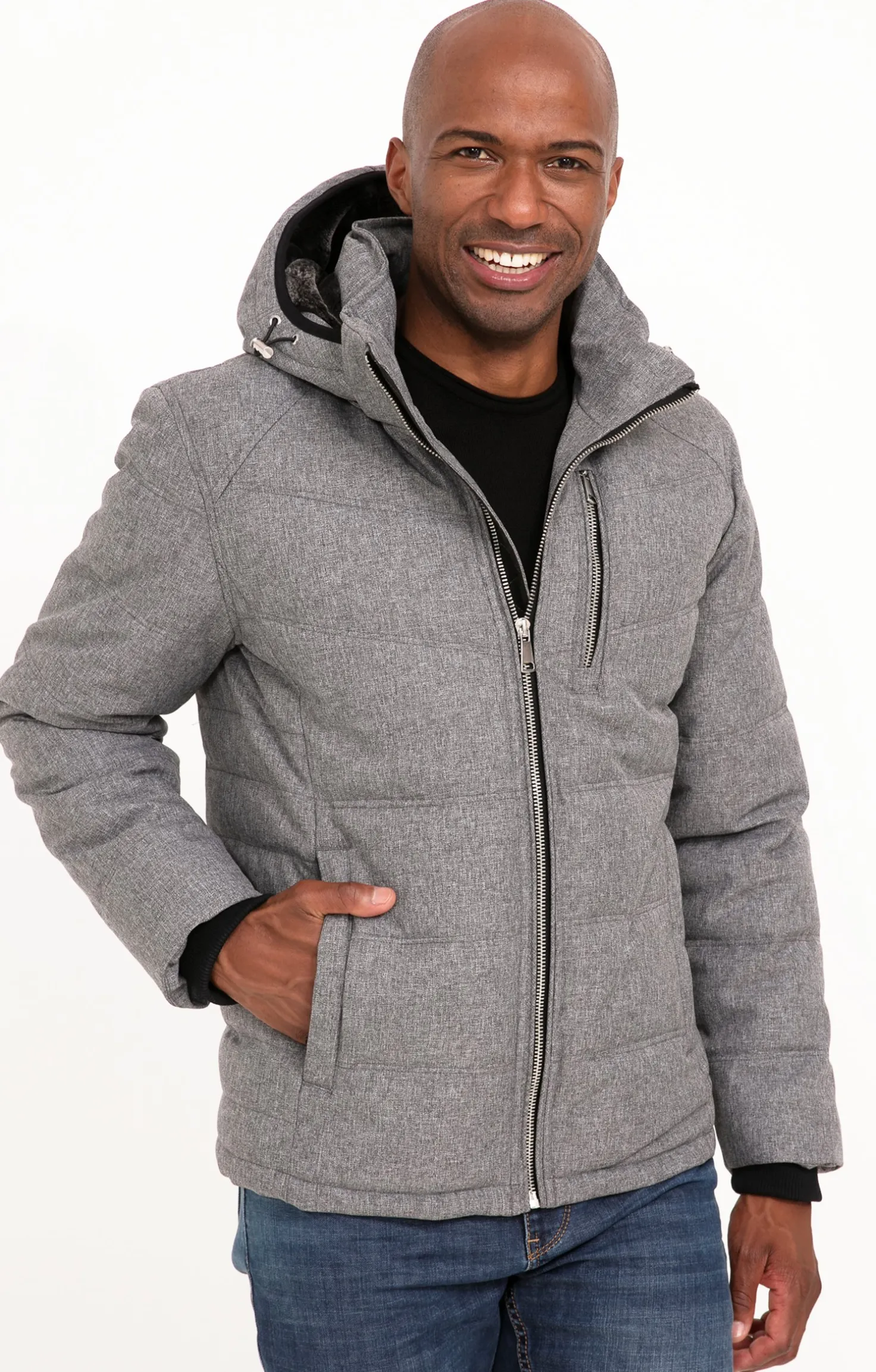 Armand Thiery Blouson MESTO - Gris Best Sale