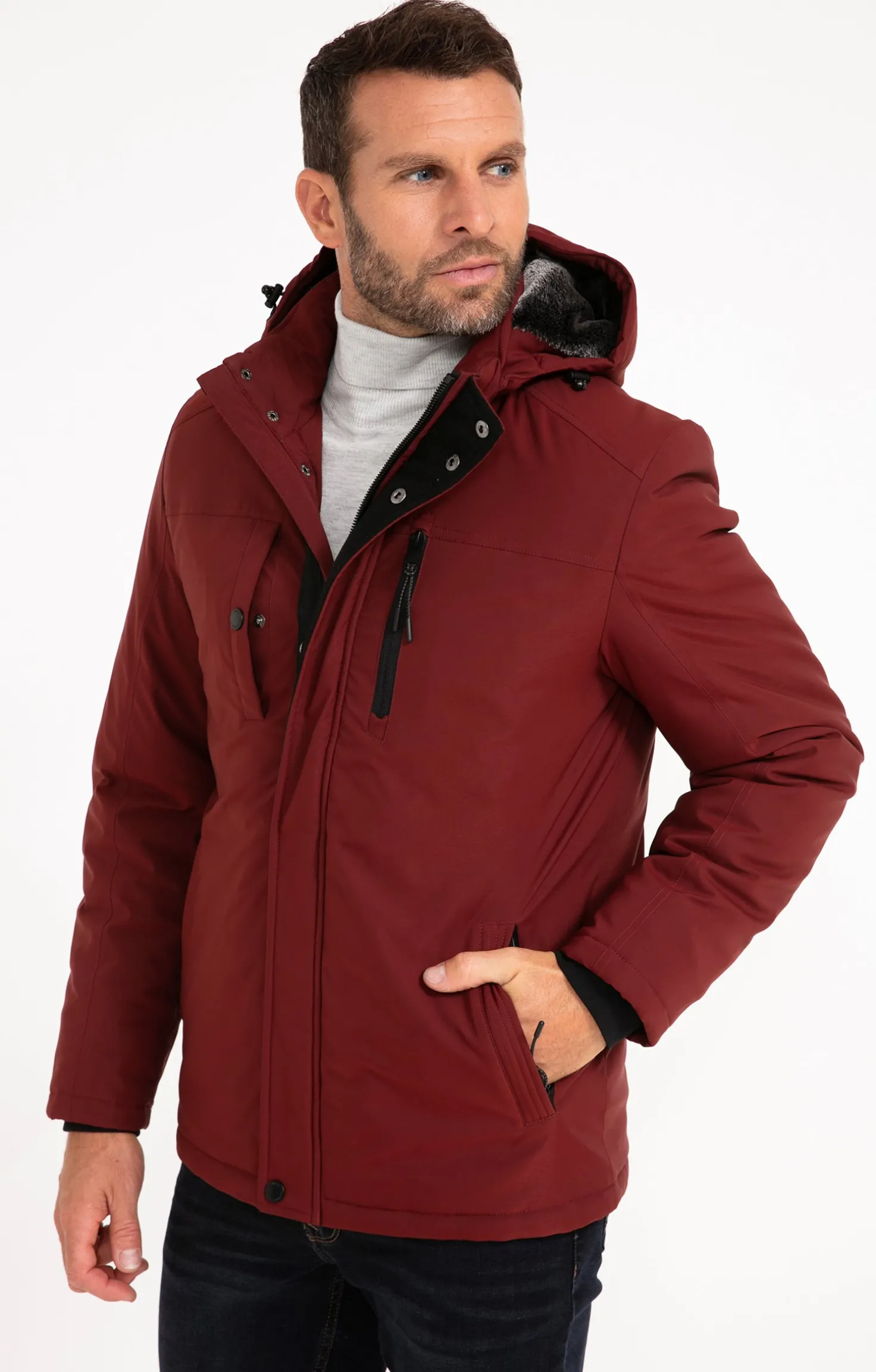 Armand Thiery Blouson RAFA - Rouge Discount