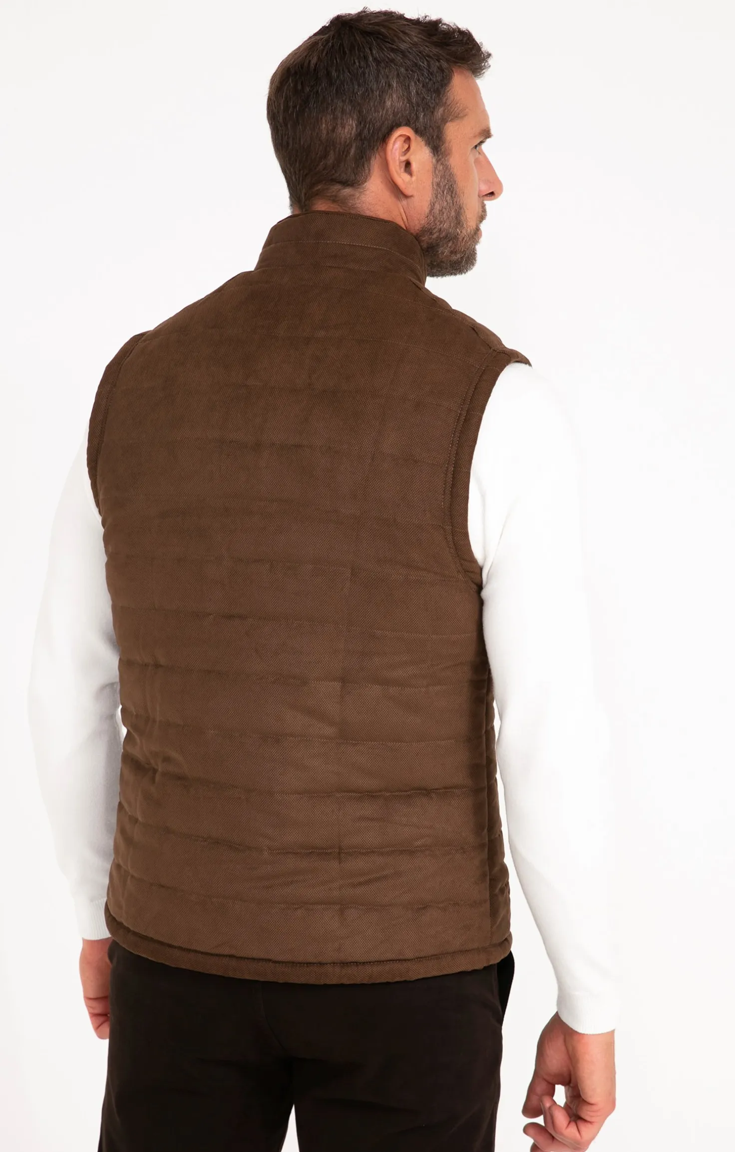 Armand Thiery Blouson sans manches DD SUEDE - Camel Sale