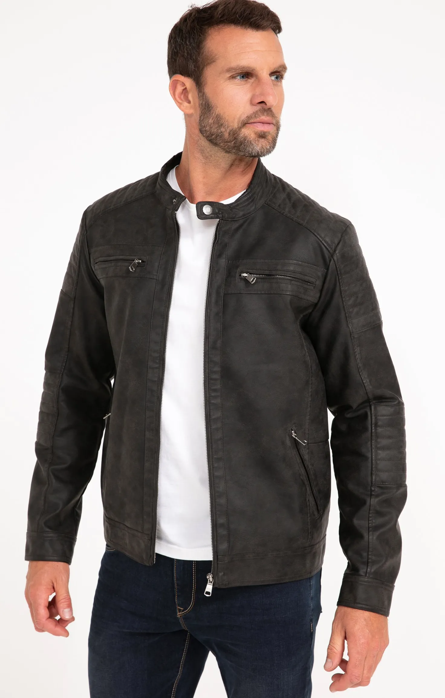 Armand Thiery Blouson SIMIGREY - Gris Best Sale