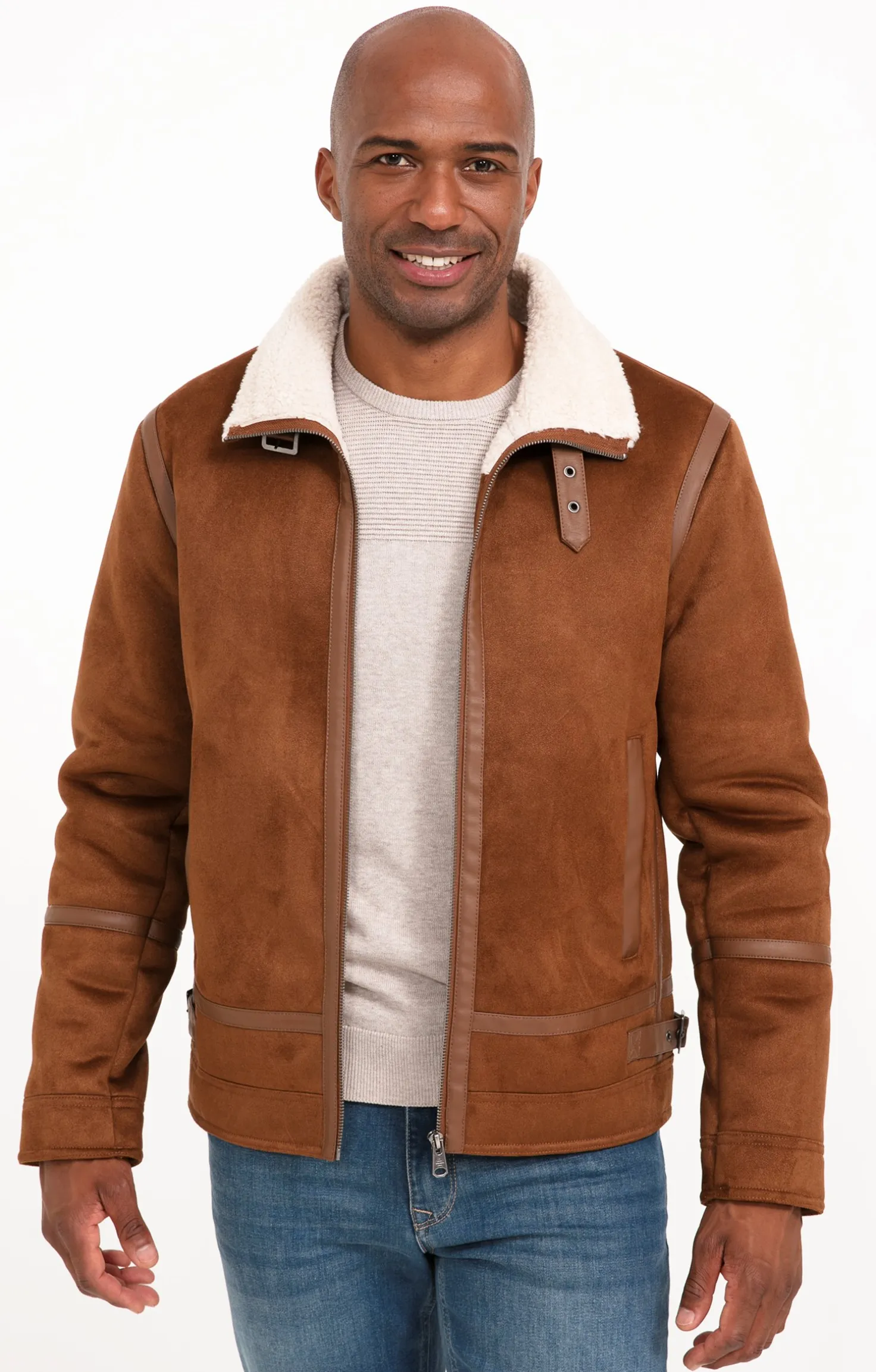 Armand Thiery Blouson TONY - Camel Sale