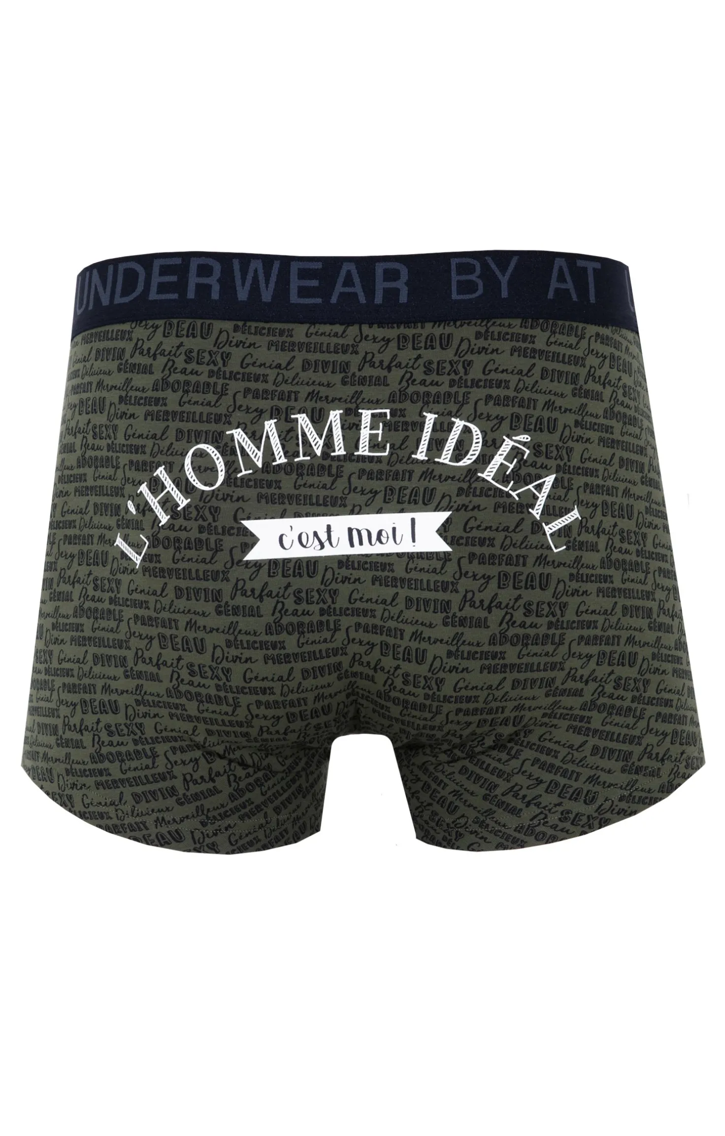 Armand Thiery Boxer Homme Idéal - Kaki Cheap