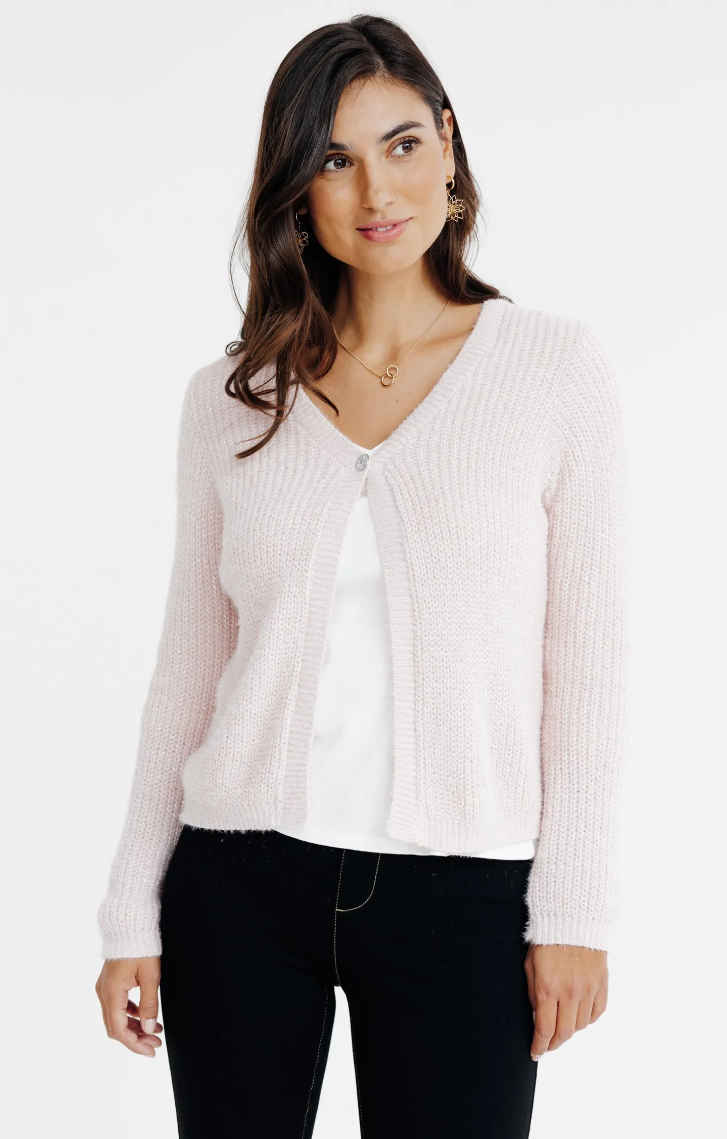 Armand Thiery CARDIGAN COTE ANGLAISE - Rose Cheap