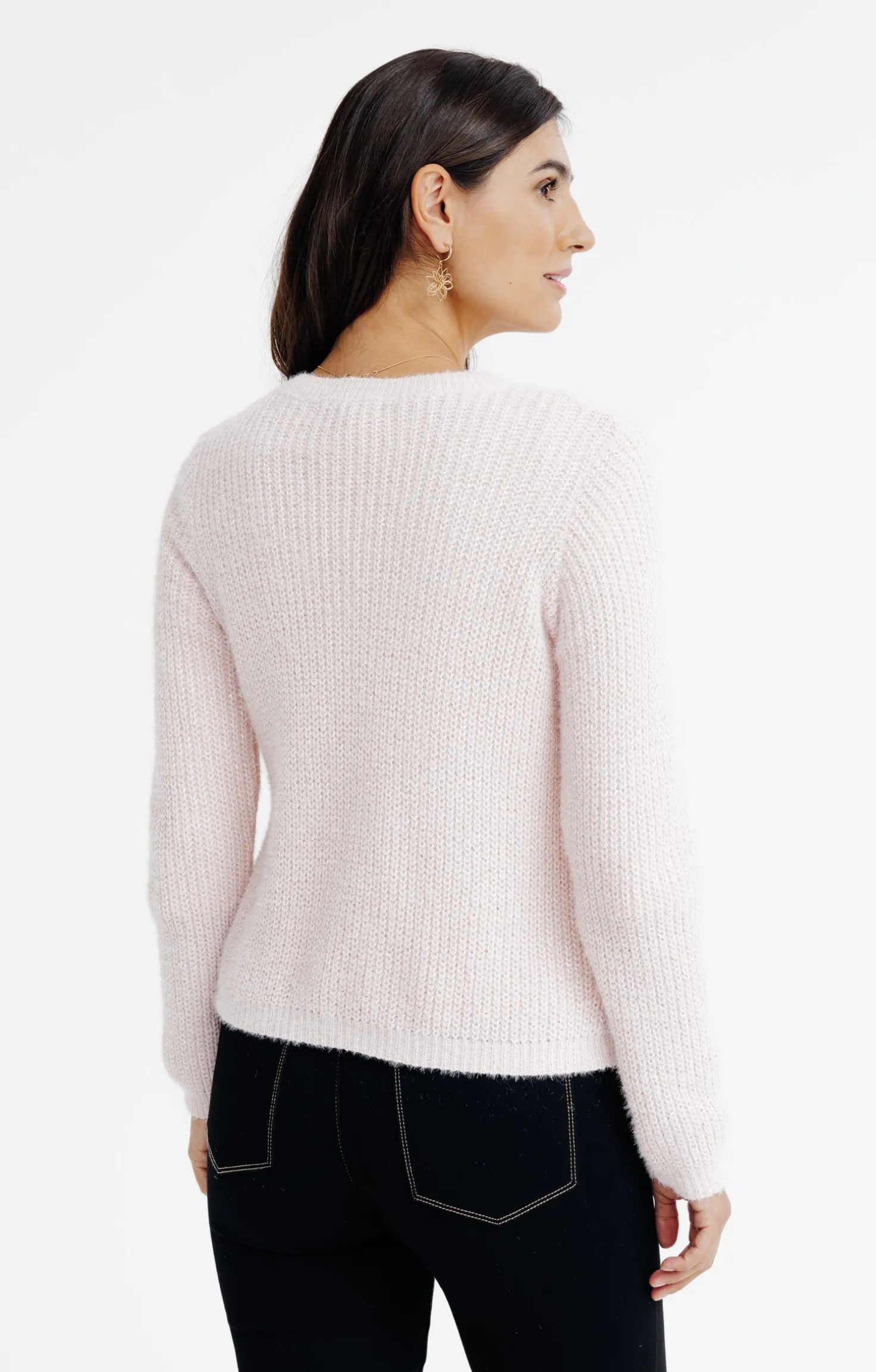 Armand Thiery CARDIGAN COTE ANGLAISE - Rose Cheap