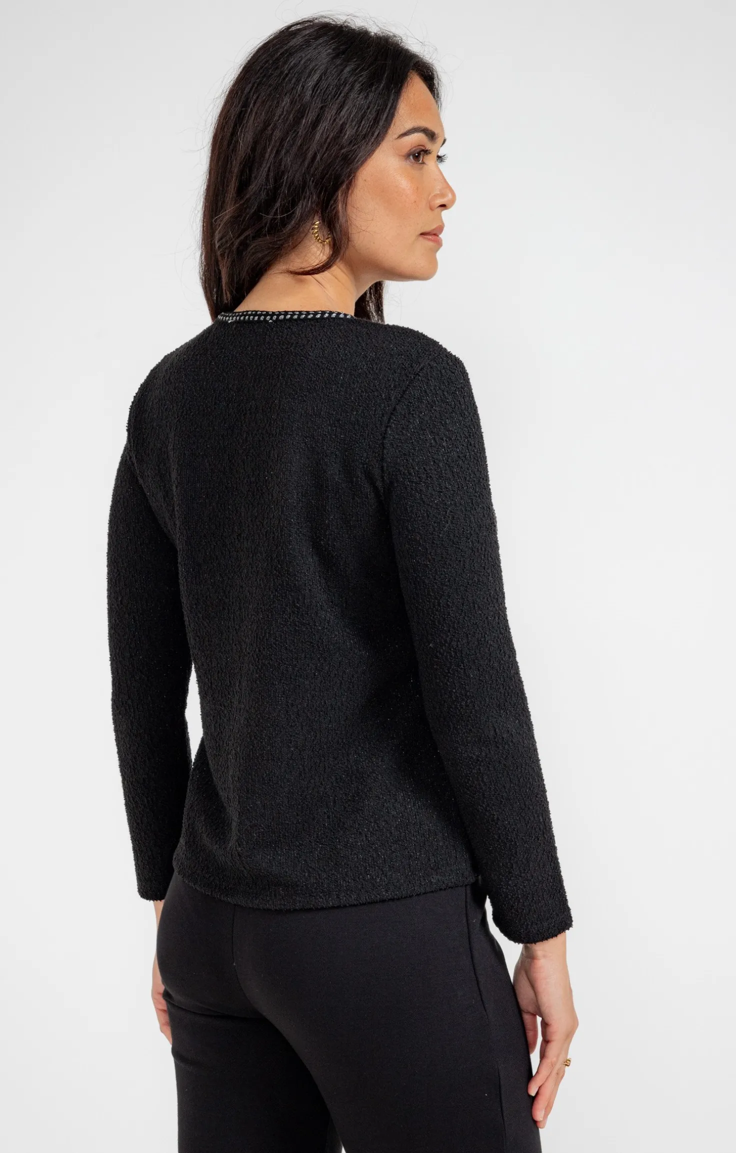 Armand Thiery Cardigan fantaisie - Noir Hot