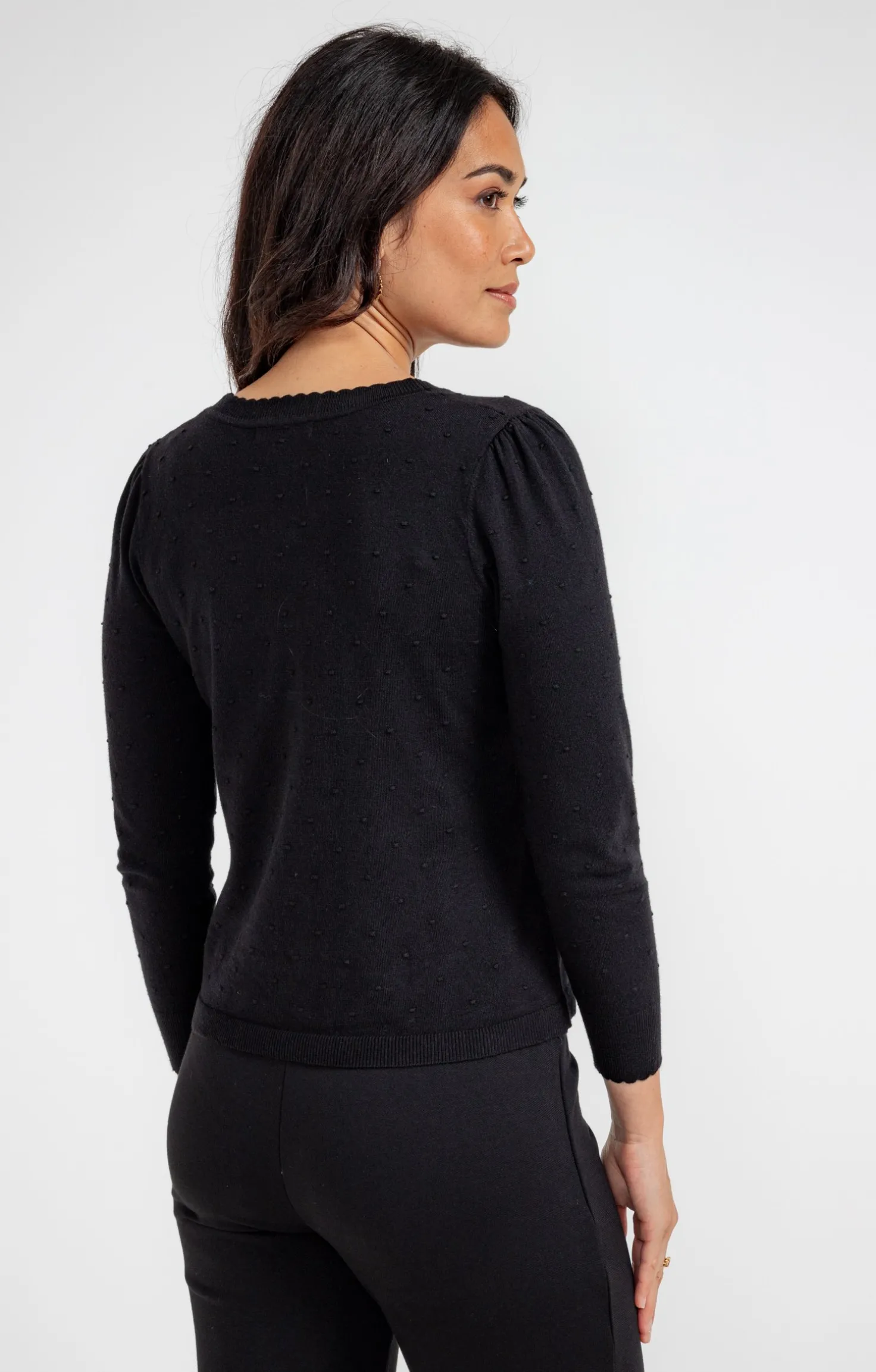 Armand Thiery Cardigan fantaisie - Noir Store