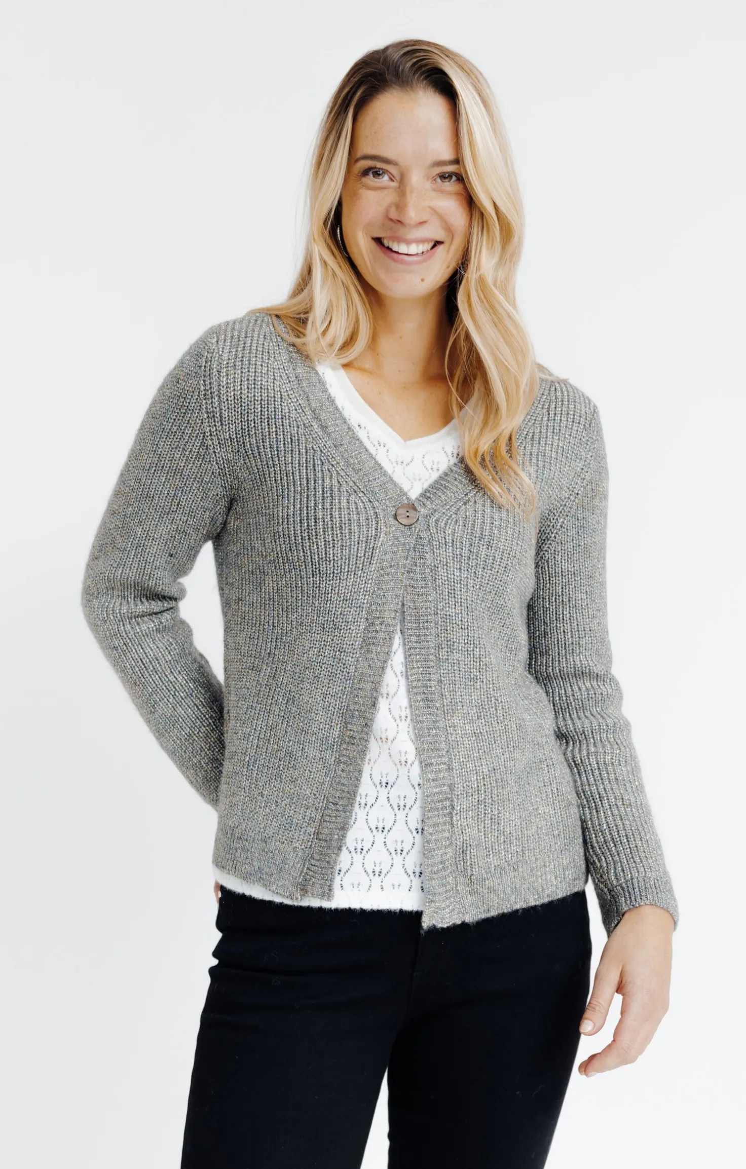 Armand Thiery Cardigan maille anglaise - Kakiclair Flash Sale