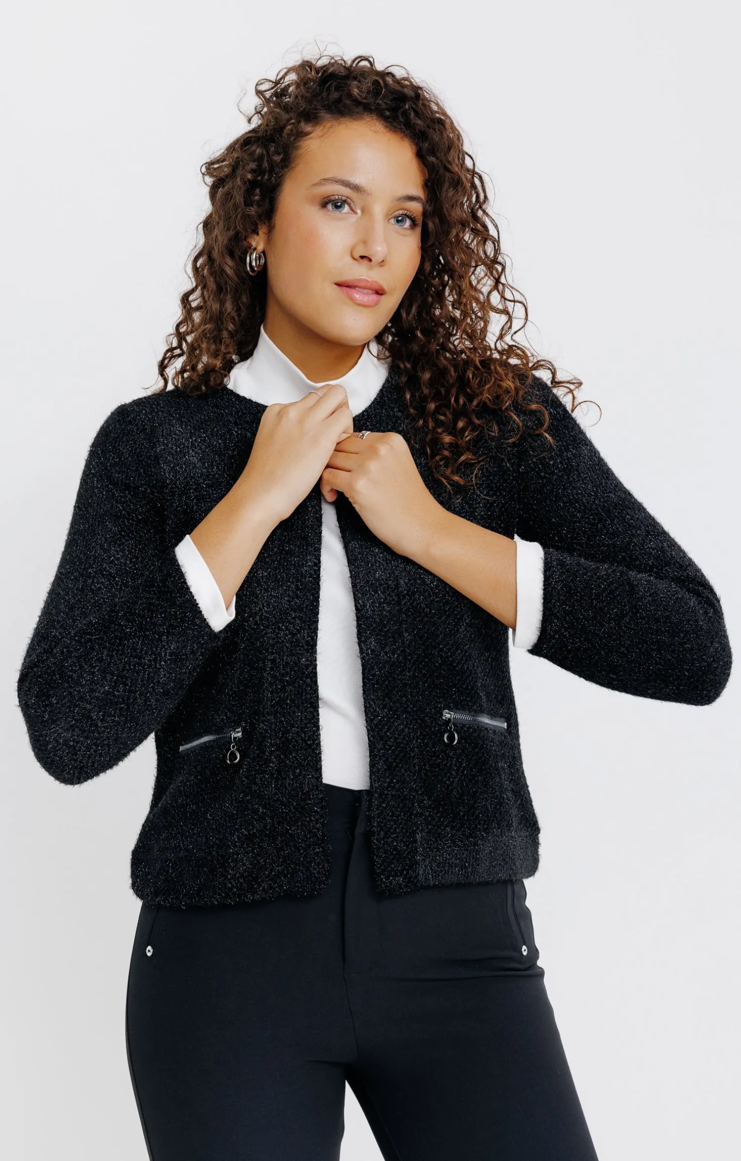 Armand Thiery CARDIGAN MAILLE FANTAISIE - Noir Store