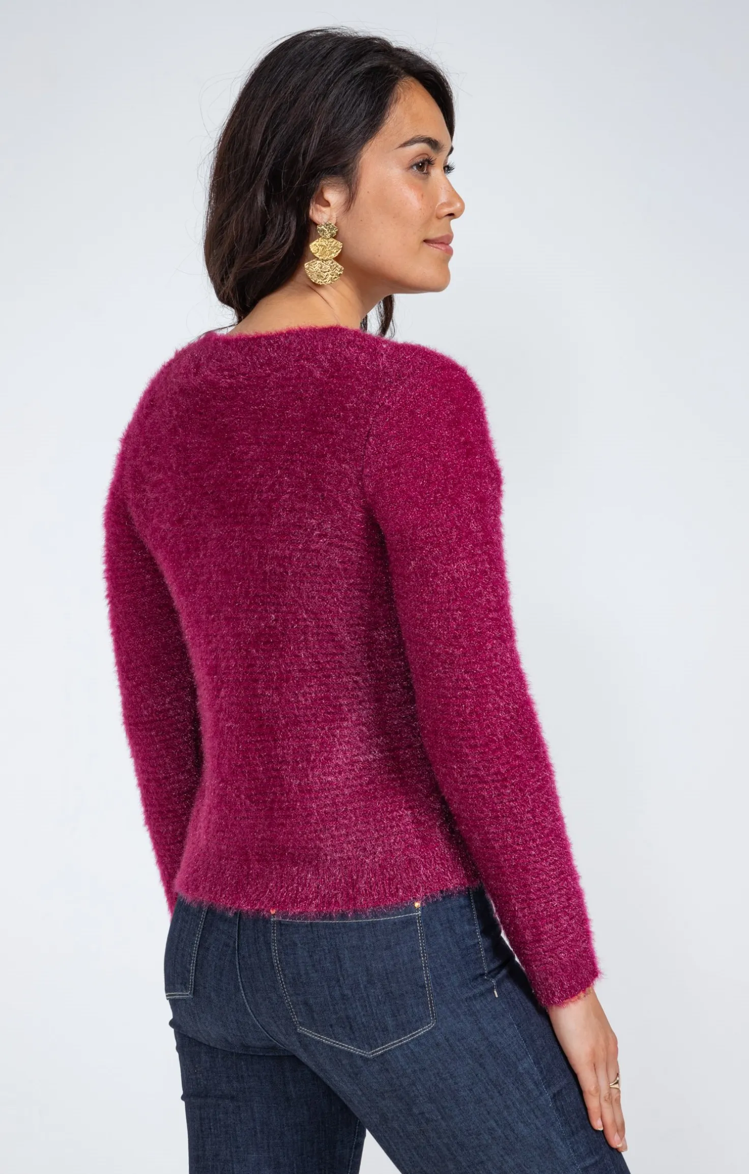 Armand Thiery Cardigan maille fluffy - Liedevin Best Sale