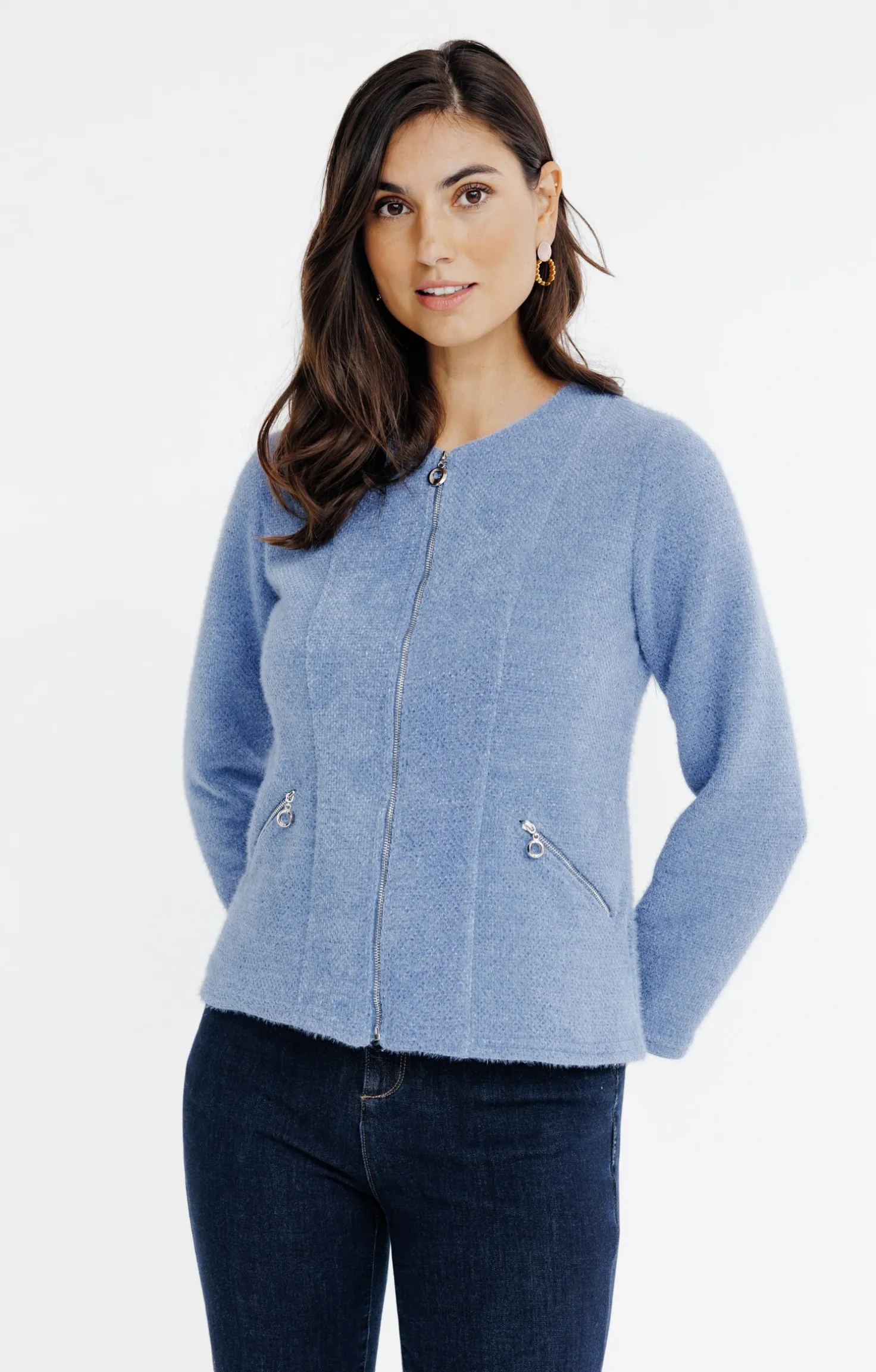 Armand Thiery Cardigan matière fantaisie - Indigo Outlet