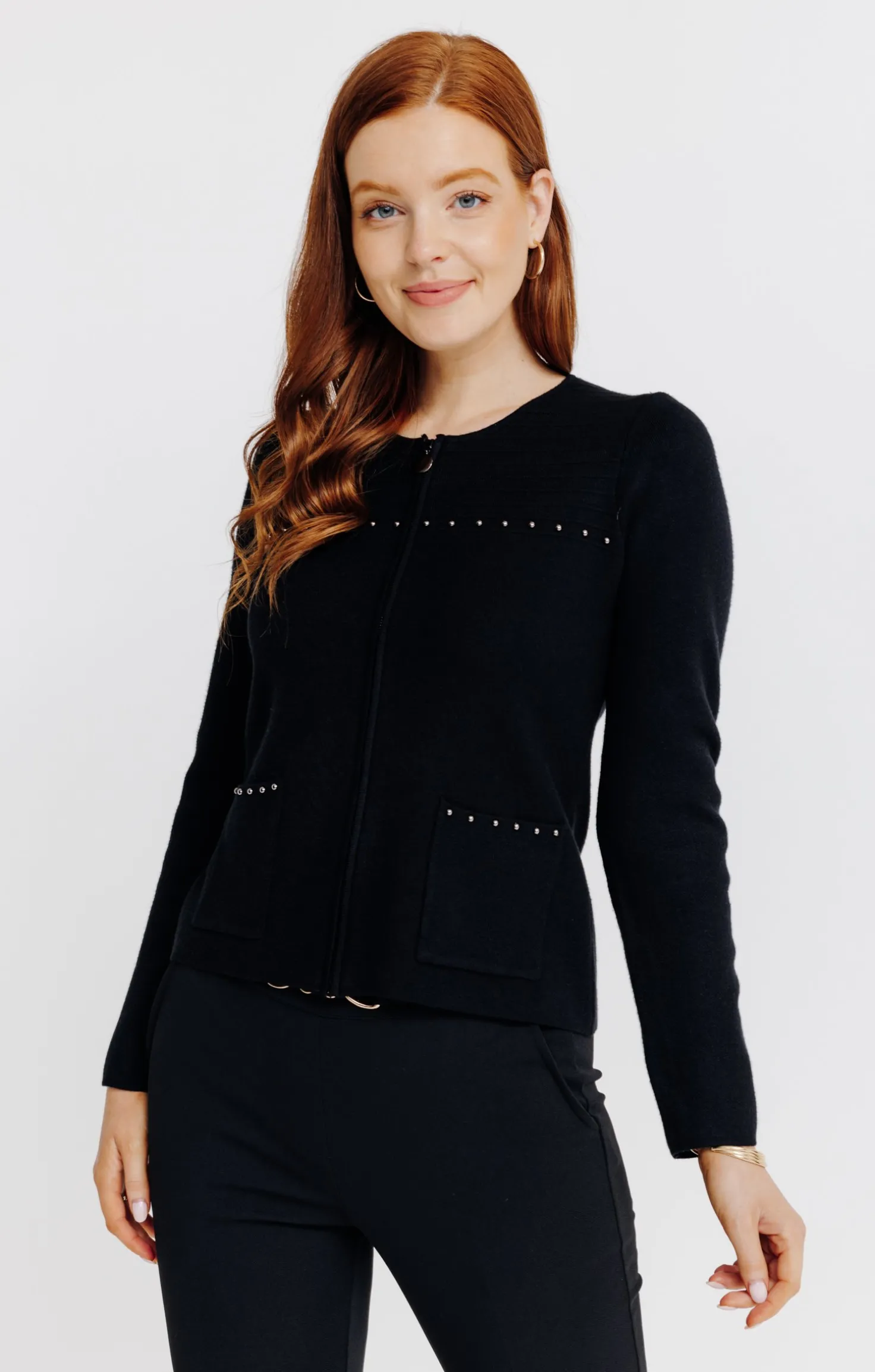 Armand Thiery Cardigan zippé - Noir Clearance