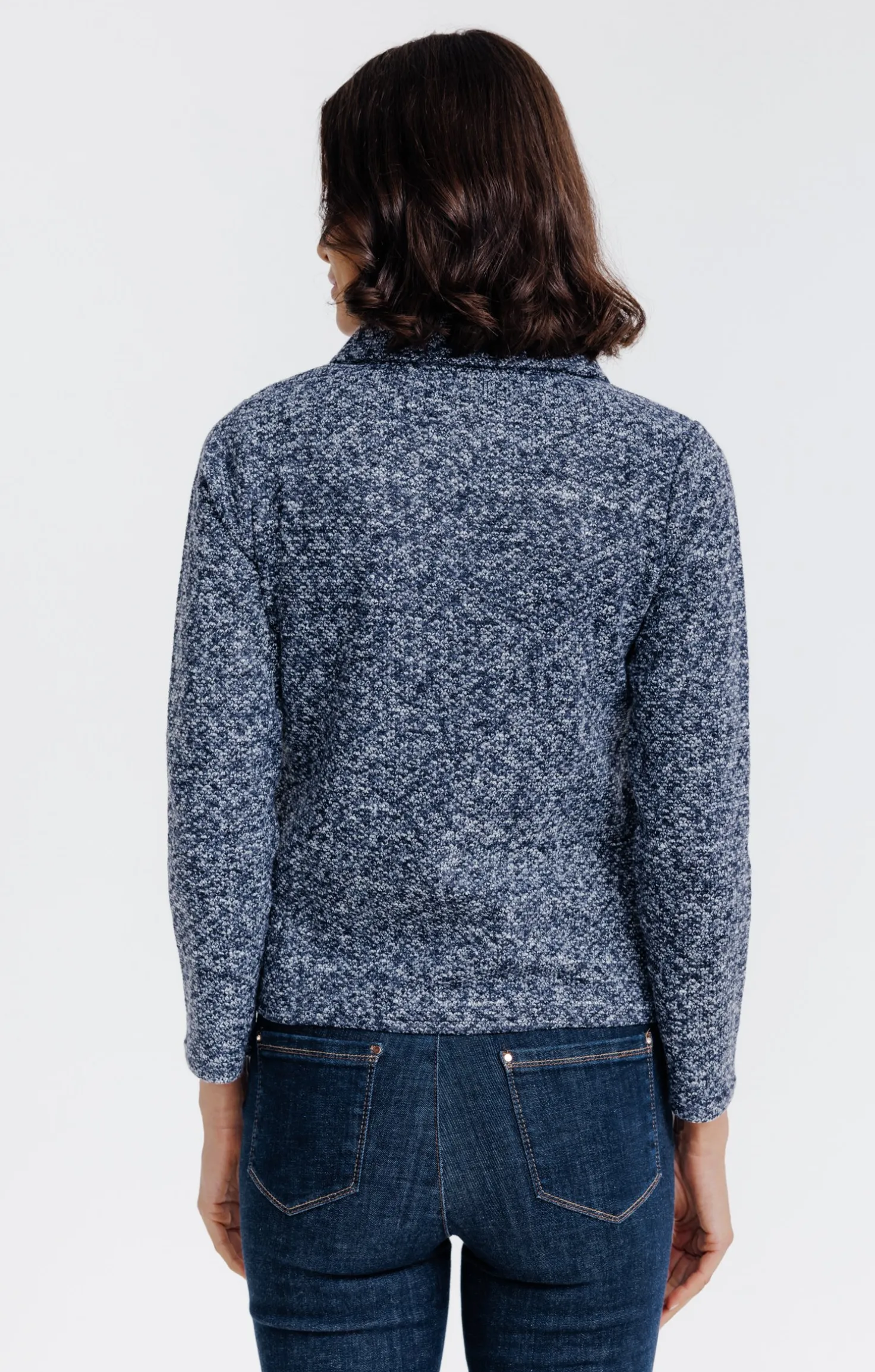 Armand Thiery Cardigan zippé - Marine Sale