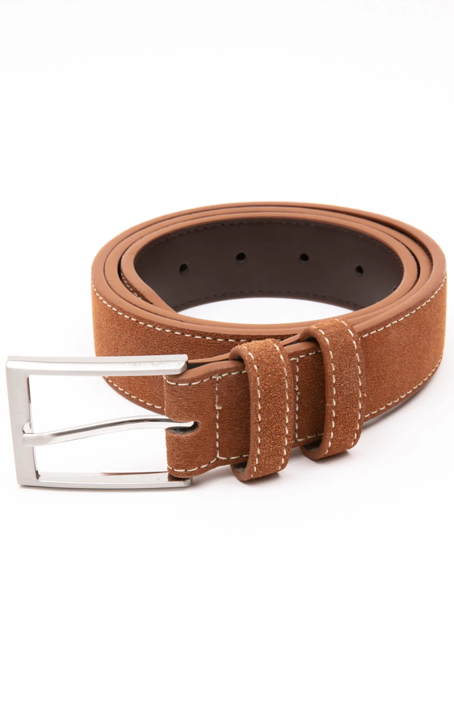 Armand Thiery Ceinture à boucle 35mm de largeur - Camel Hot