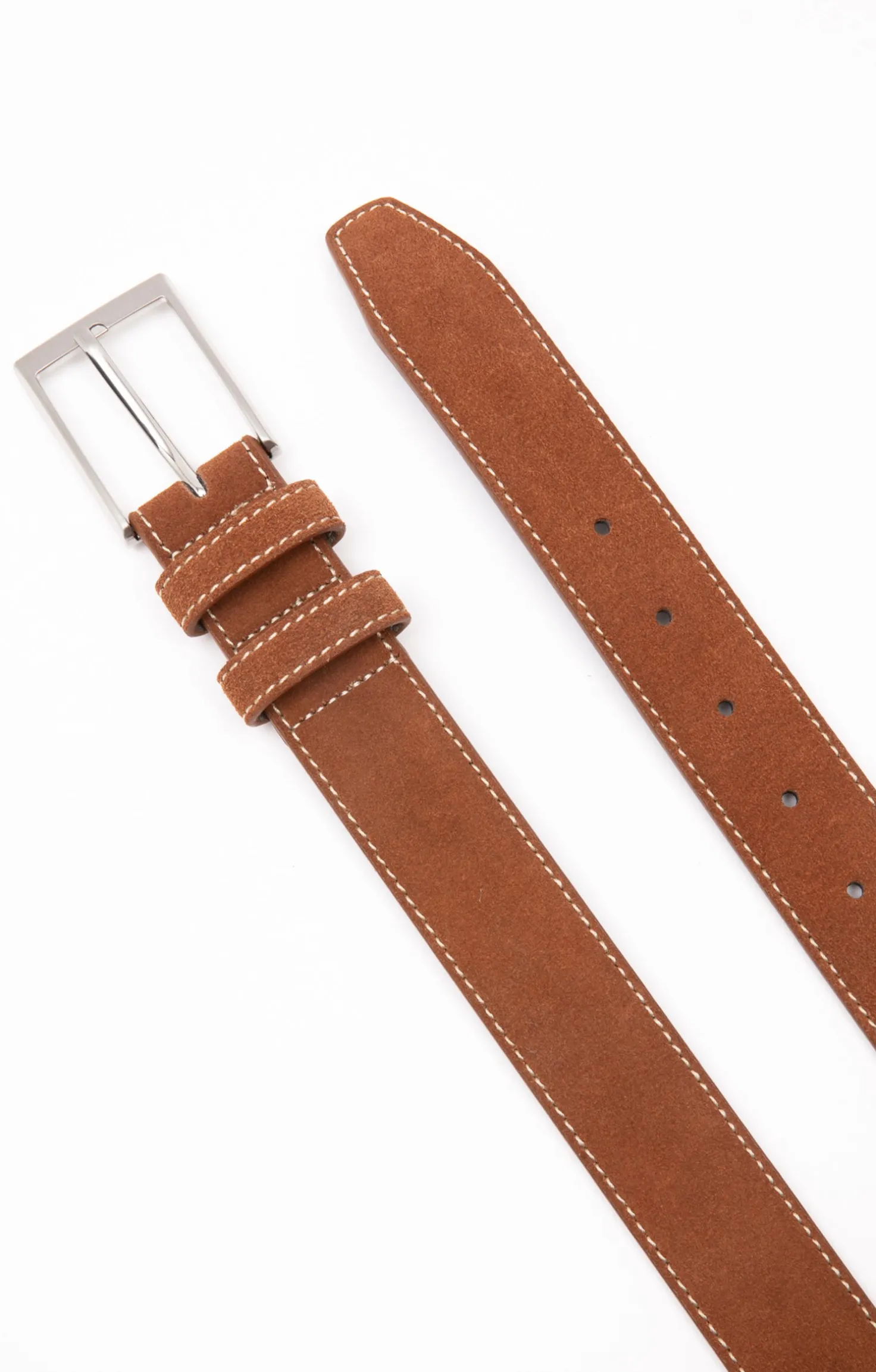 Armand Thiery Ceinture à boucle 35mm de largeur - Camel Hot