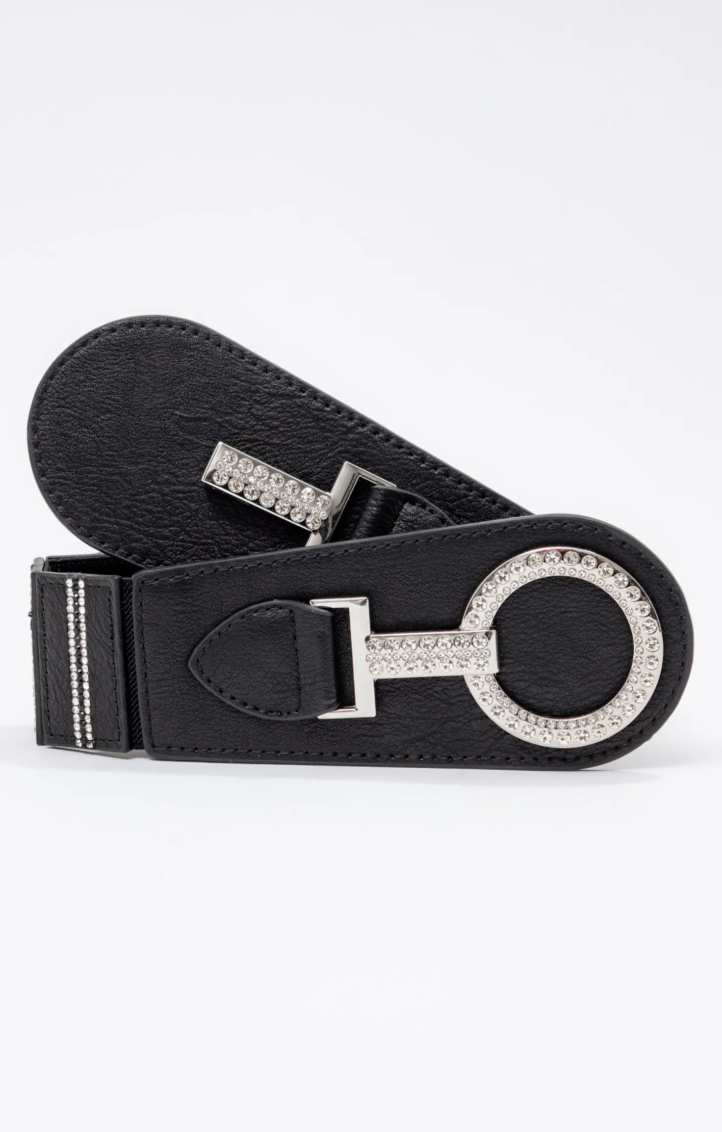 Armand Thiery CEINTURE LARGE ELASTIQUEE - Noir Store