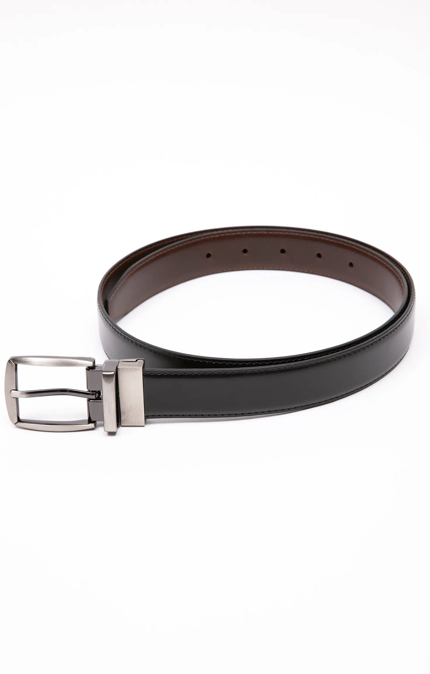 Armand Thiery Ceinture réversible - Noir Discount