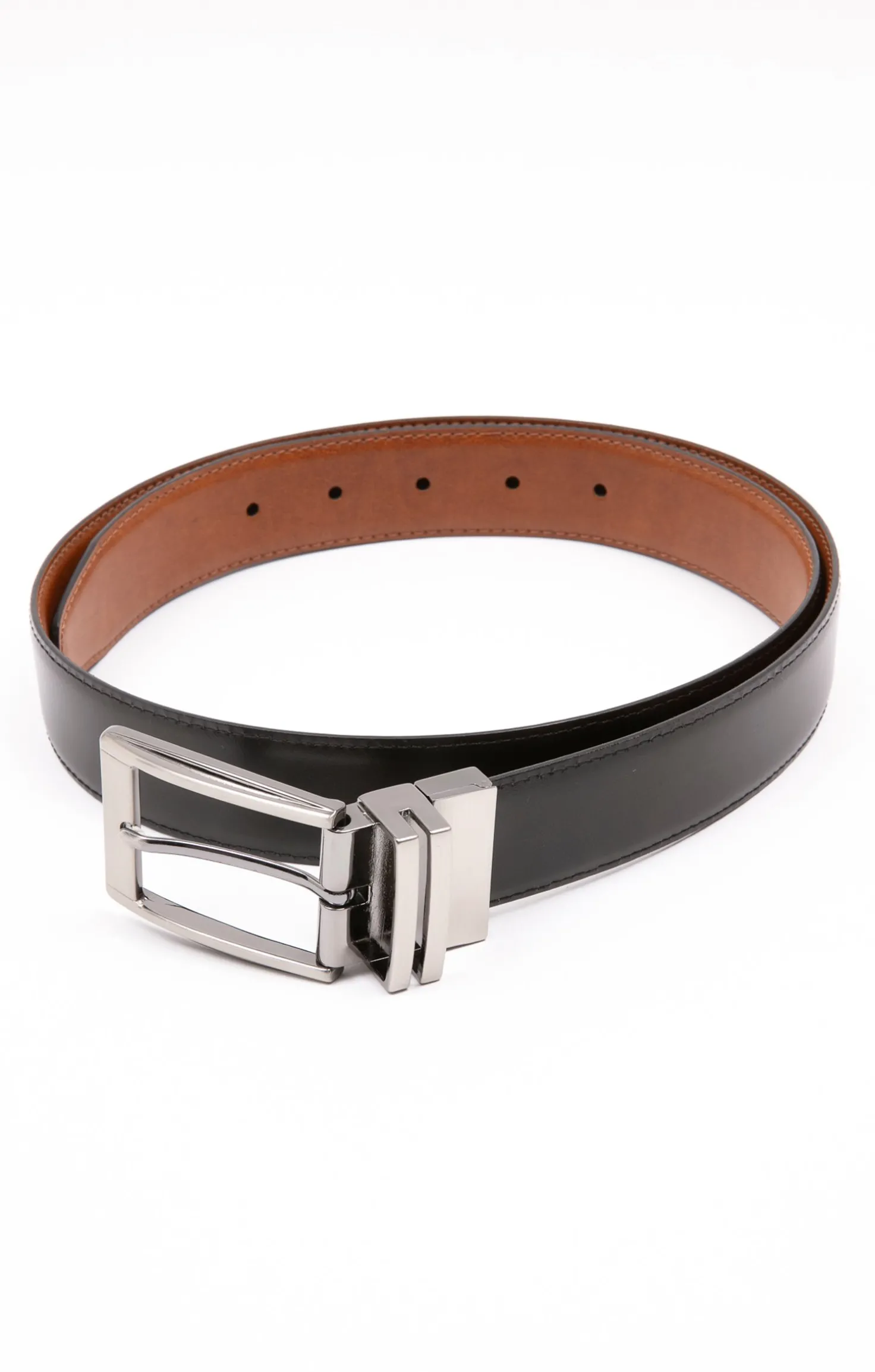 Armand Thiery Ceinture réversible 35mm - Camel Clearance