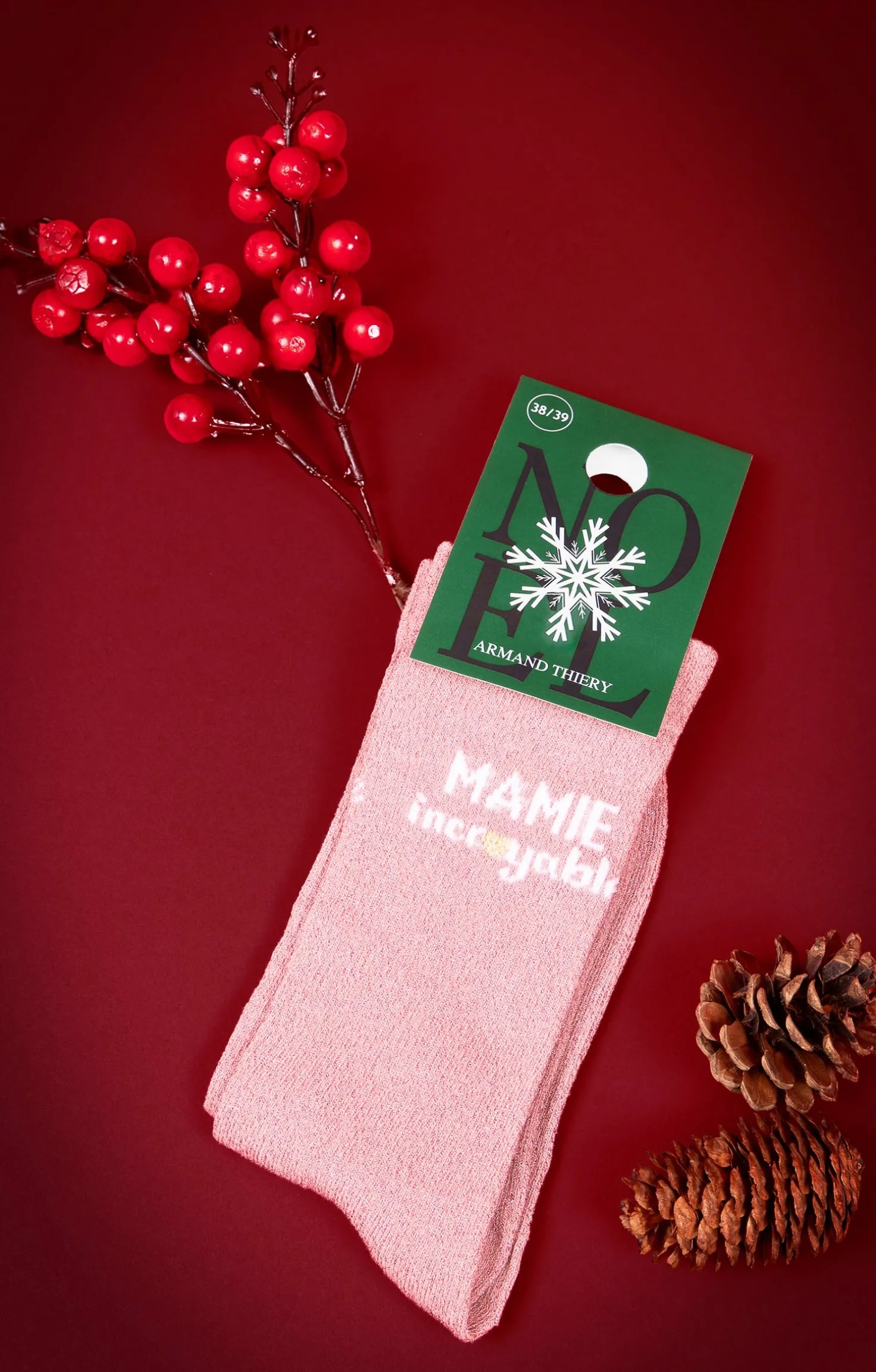 Armand Thiery Chaussettes mamie - Rose Fashion