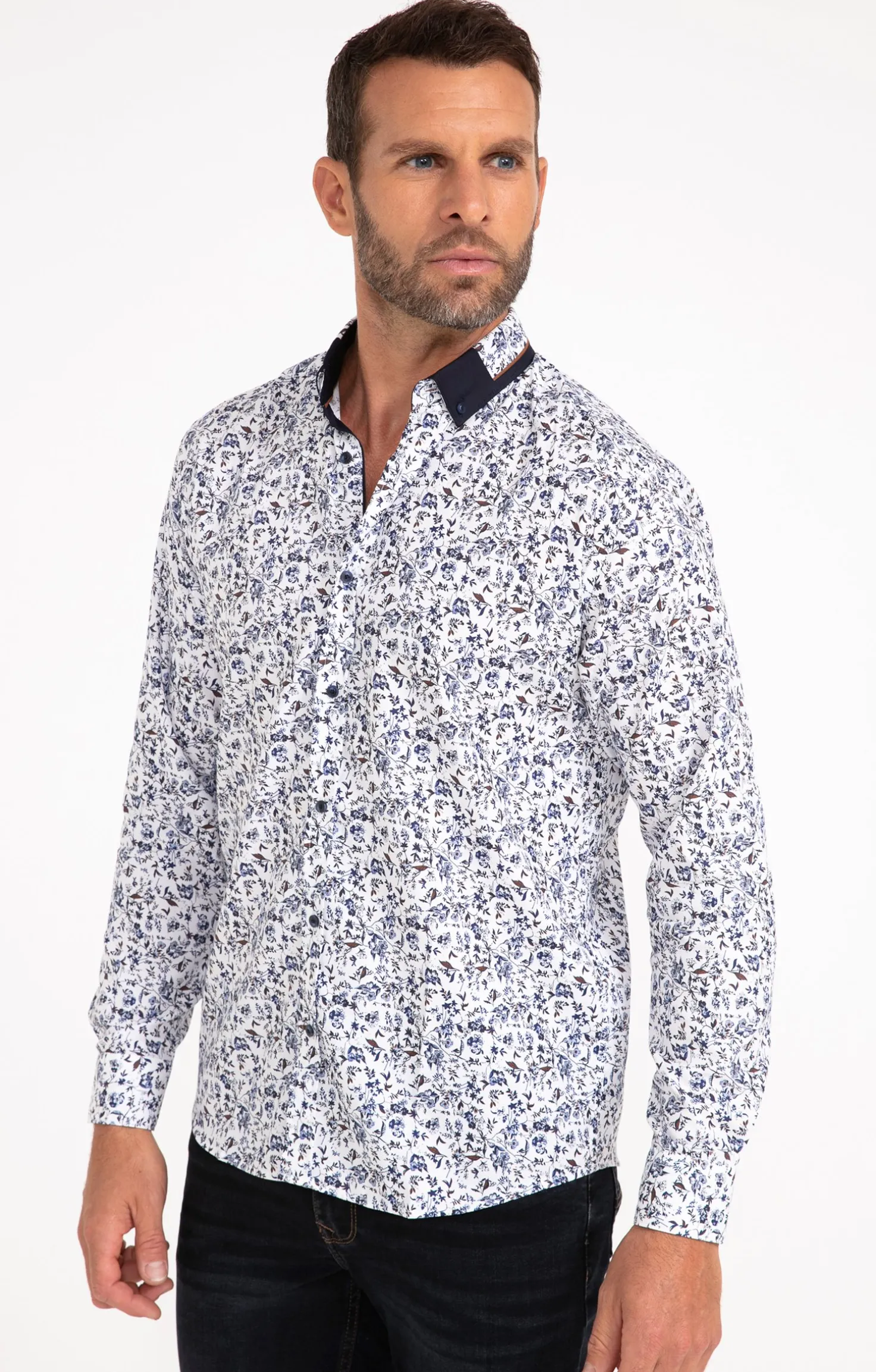 Armand Thiery Chemise manches longues BENJI - Blanc Online