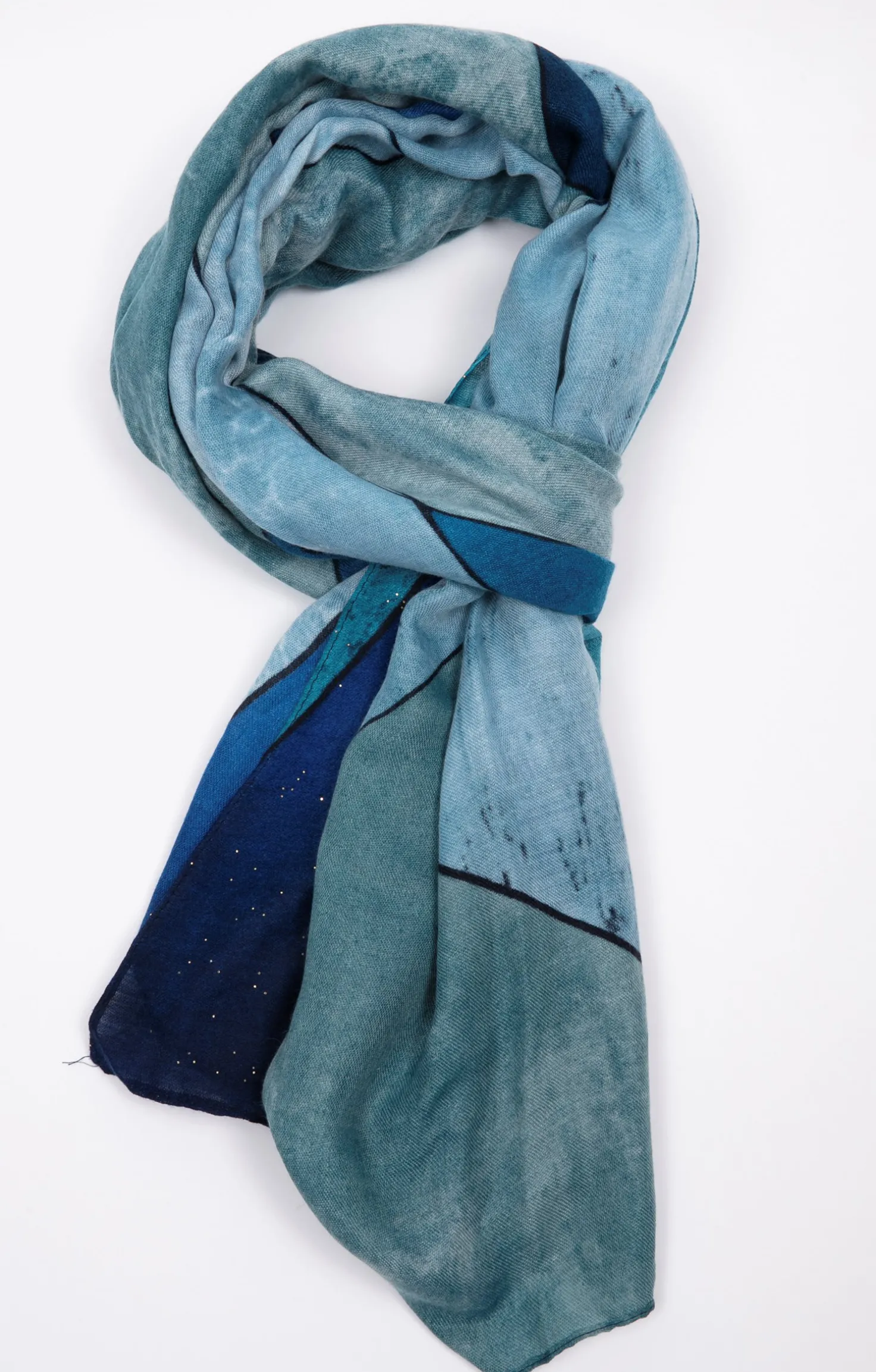 Armand Thiery Foulard imprimé patch - Bleudur Store