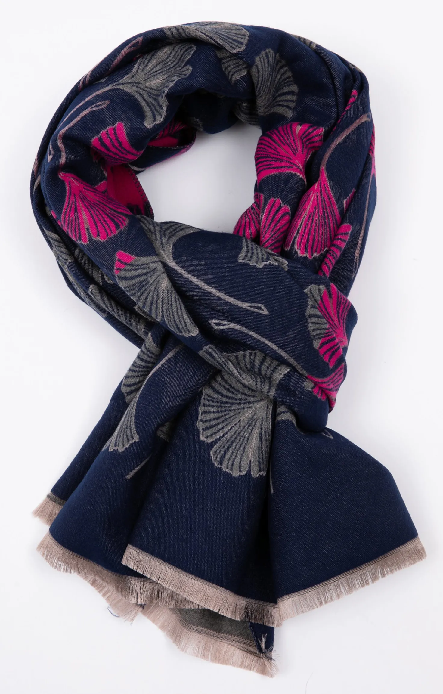 Armand Thiery FOULARD JACQUARD CHAUD - Marine Hot