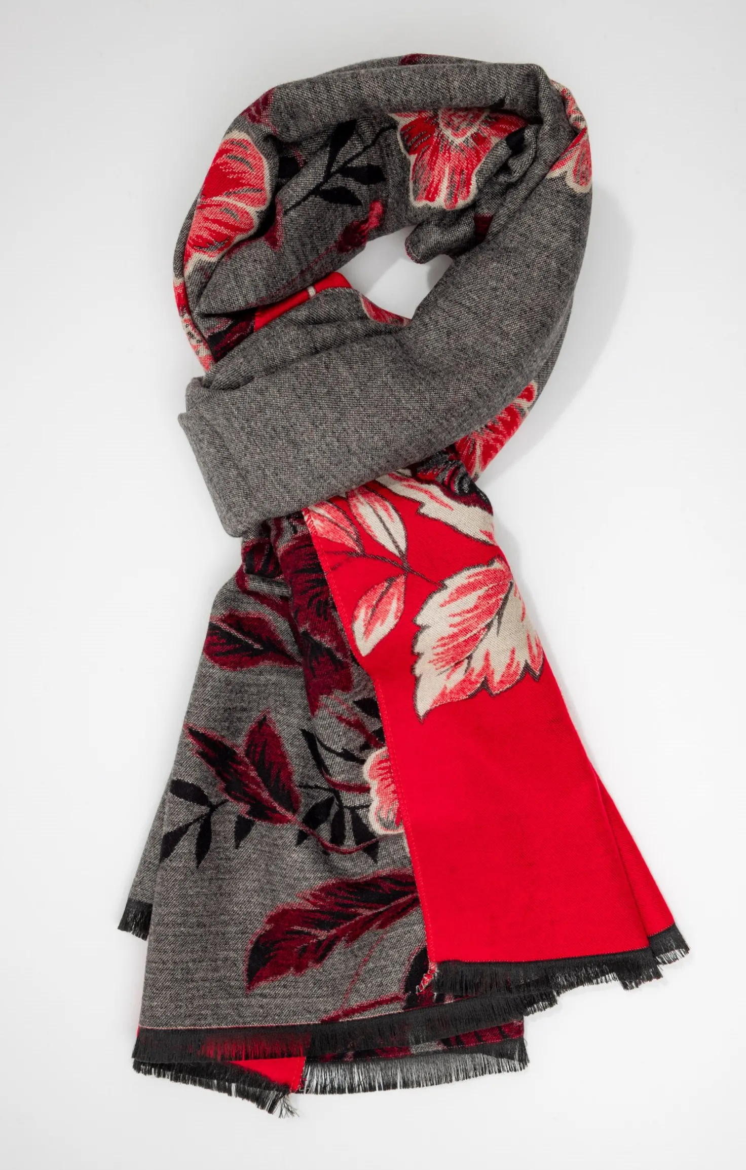 Armand Thiery FOULARD JACQUARD CHAUD - Rouge Store