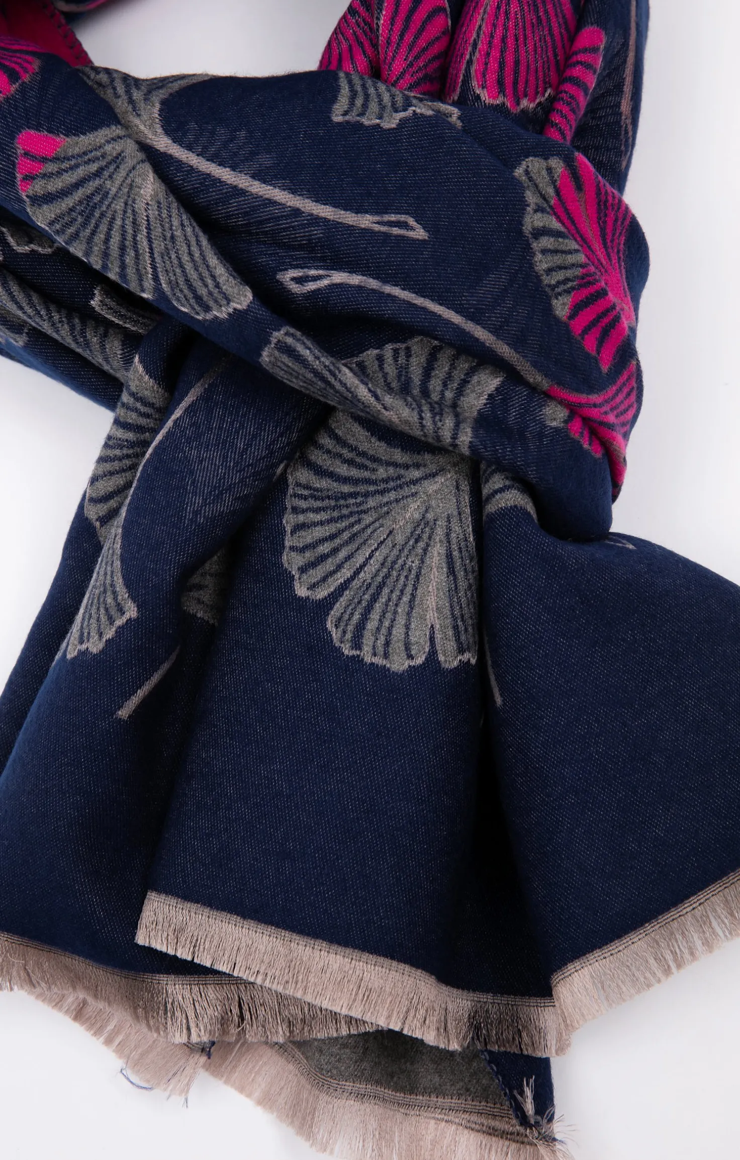 Armand Thiery FOULARD JACQUARD CHAUD - Marine Hot