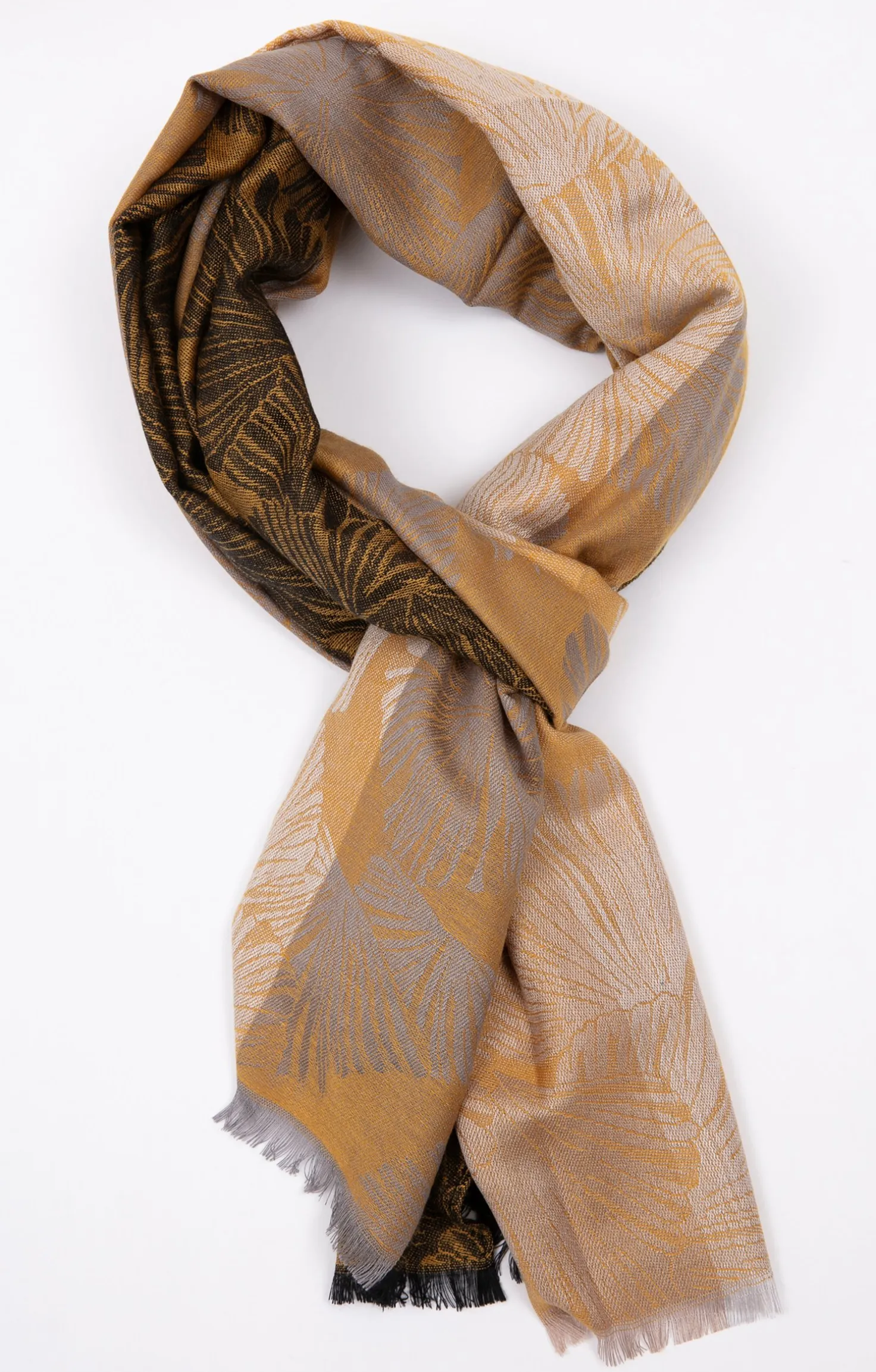 Armand Thiery FOULARD JACQUARD CLASSIQUE - Ocre Best Sale