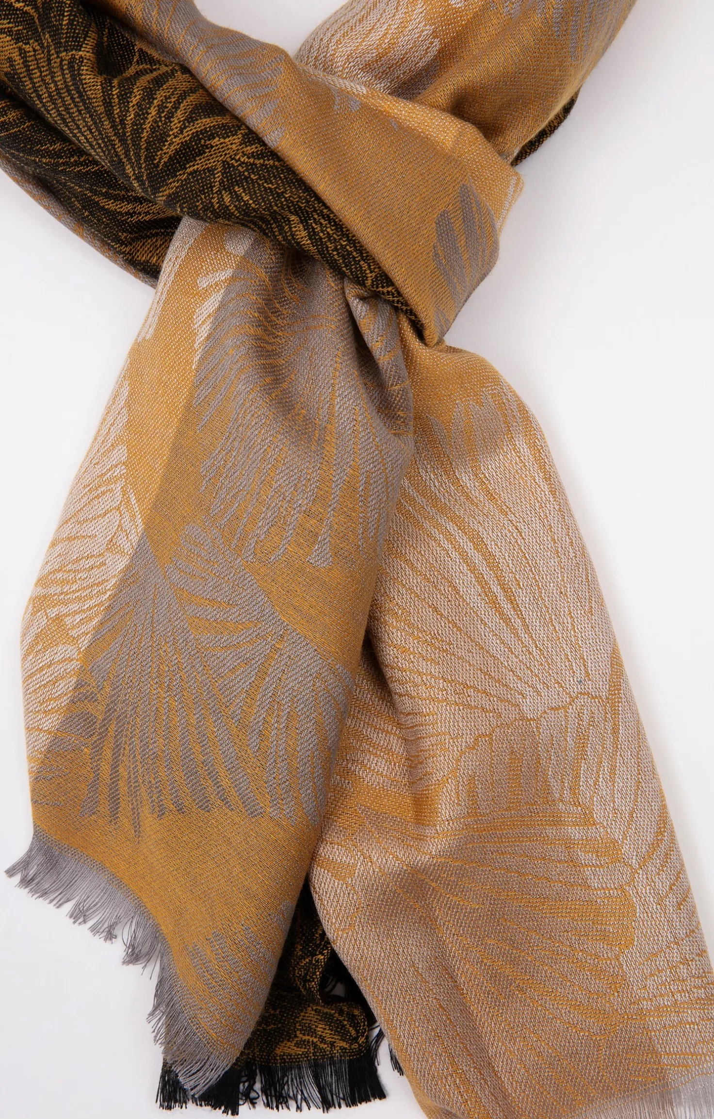 Armand Thiery FOULARD JACQUARD CLASSIQUE - Ocre Best Sale