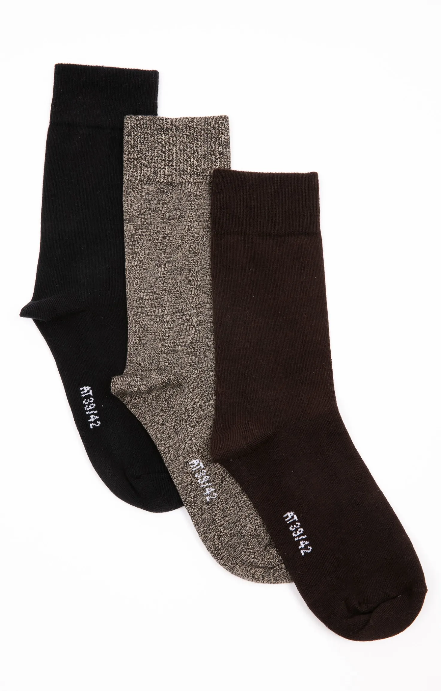 Armand Thiery Lot de 3 paires de chaussettes KORA - Noir Discount