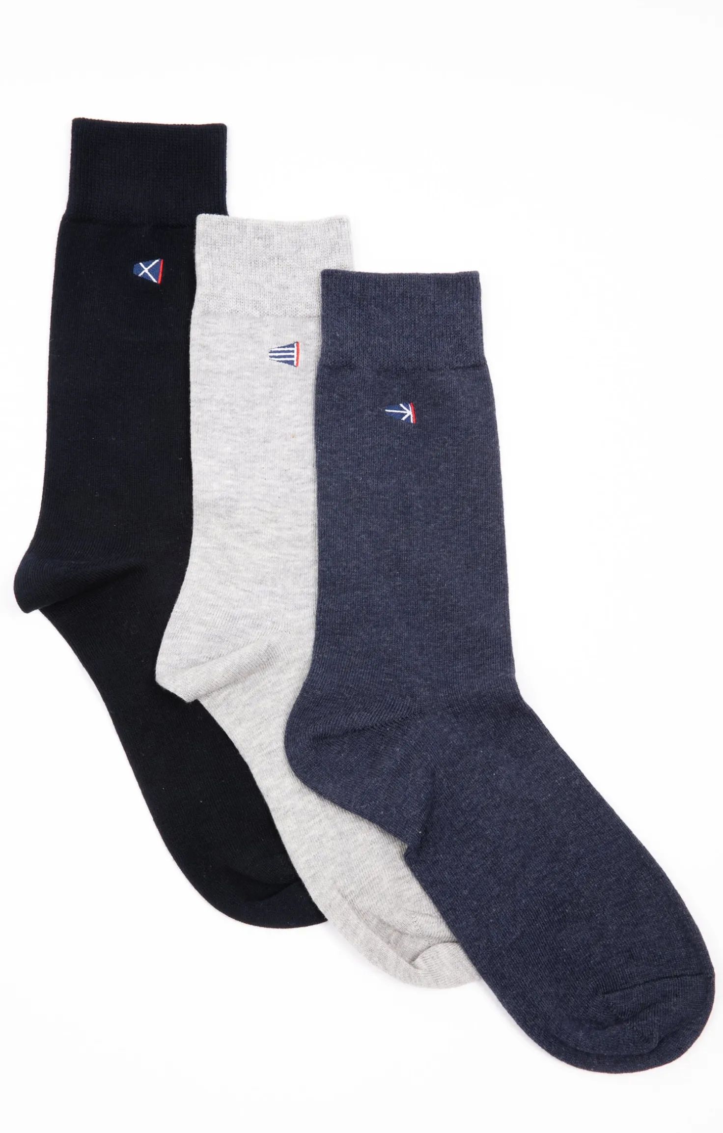 Armand Thiery Lot de 3 paires de chaussettes SCAND - Marine Store