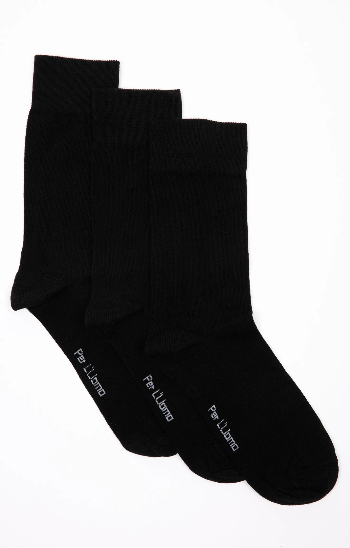 Armand Thiery Lot de 3 paires de chaussettes UNIES - Noir Fashion