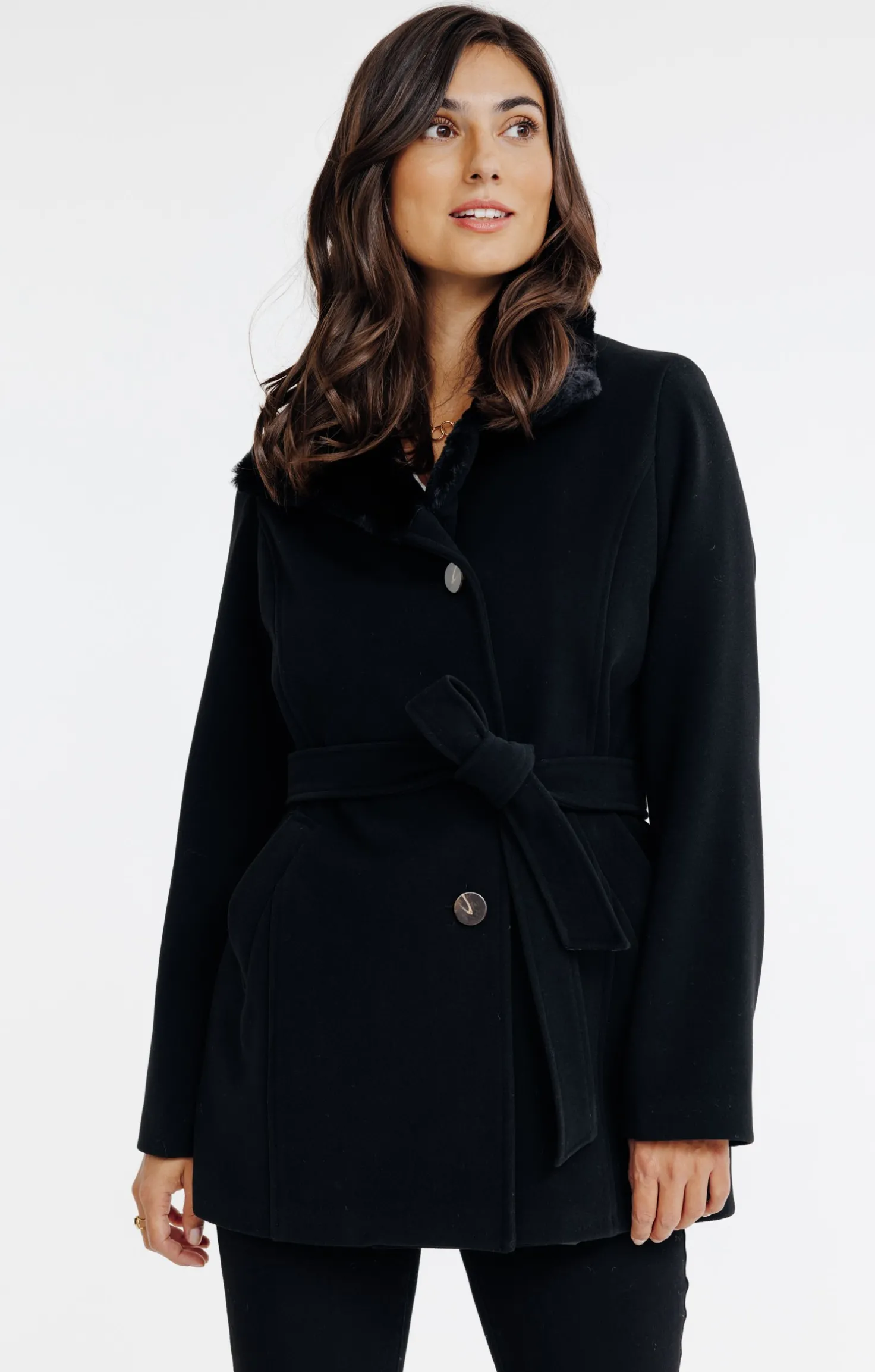 Armand Thiery Manteau boutonné - Noir Hot