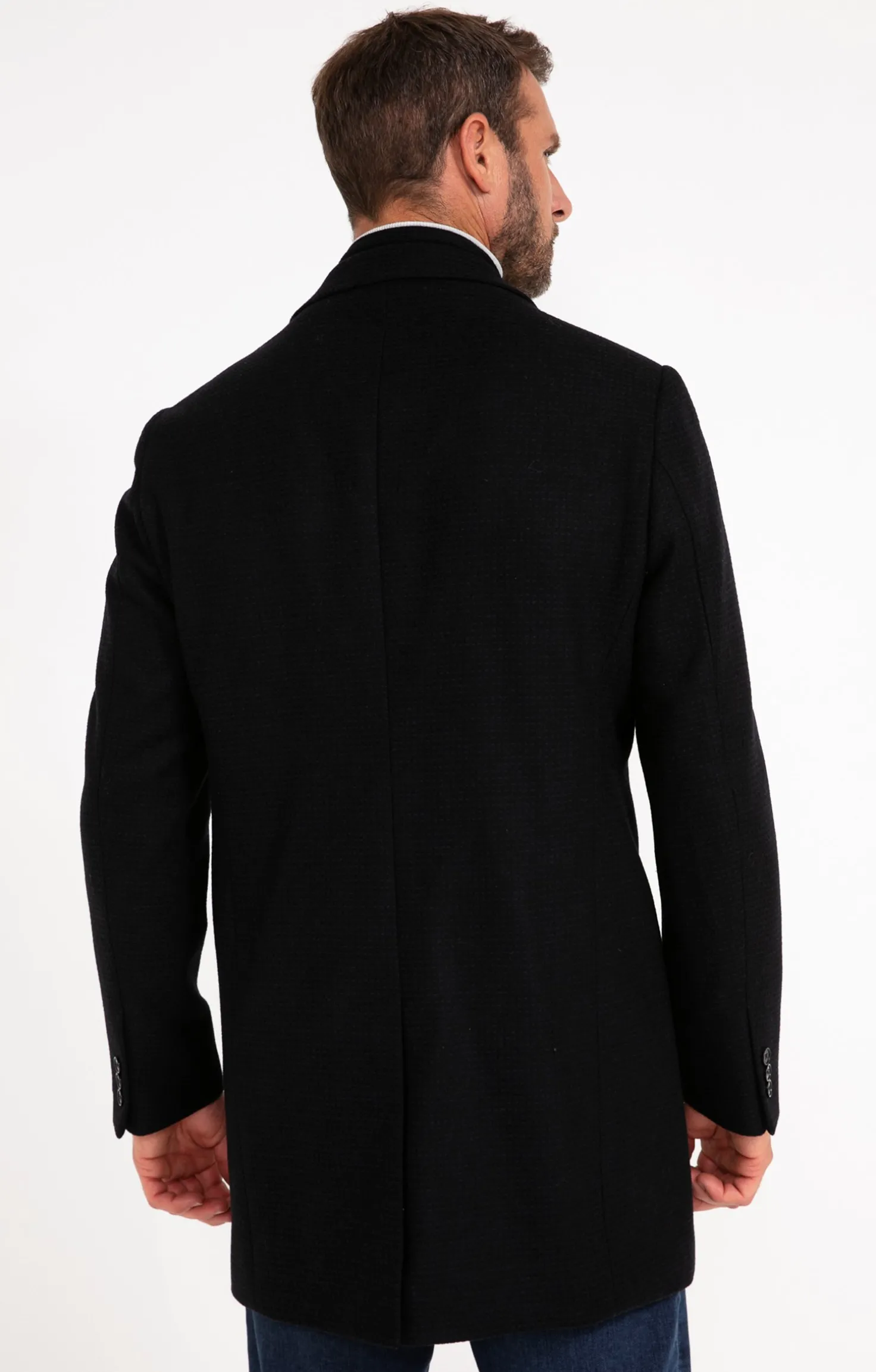 Armand Thiery Manteau mi-long BLUGAUFRE - Marine Sale