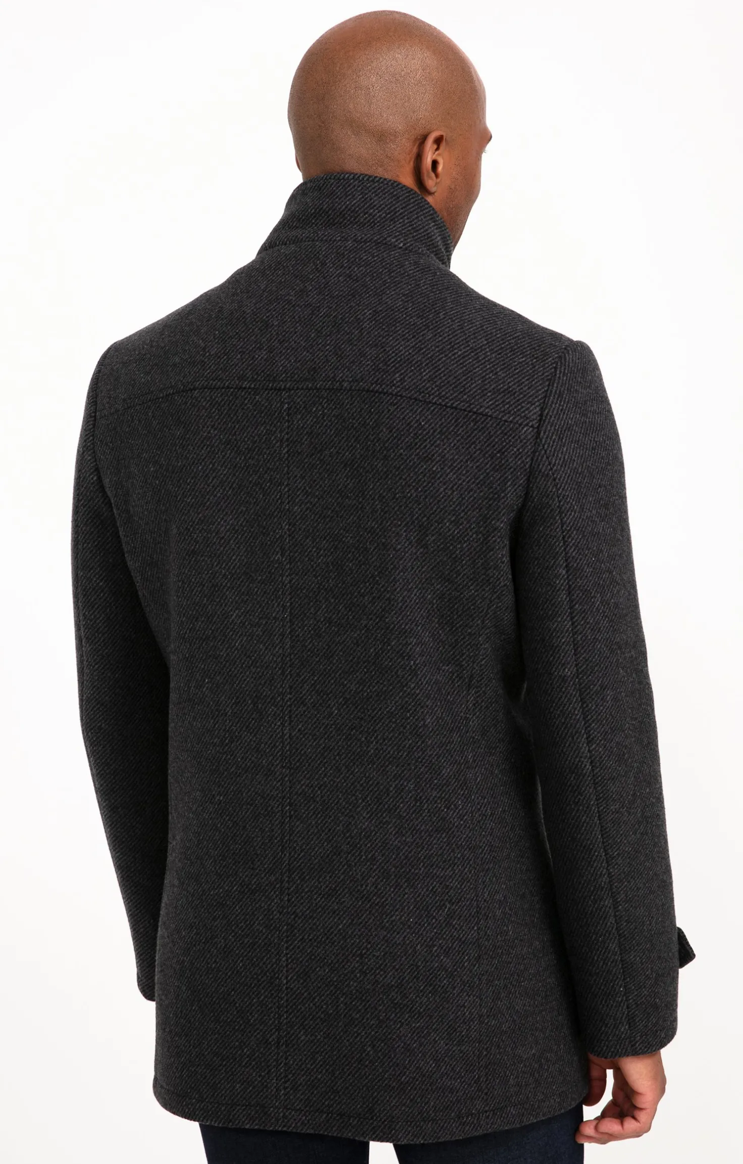 Armand Thiery Manteau mi-long SAEDARK - Anthracite Best Sale