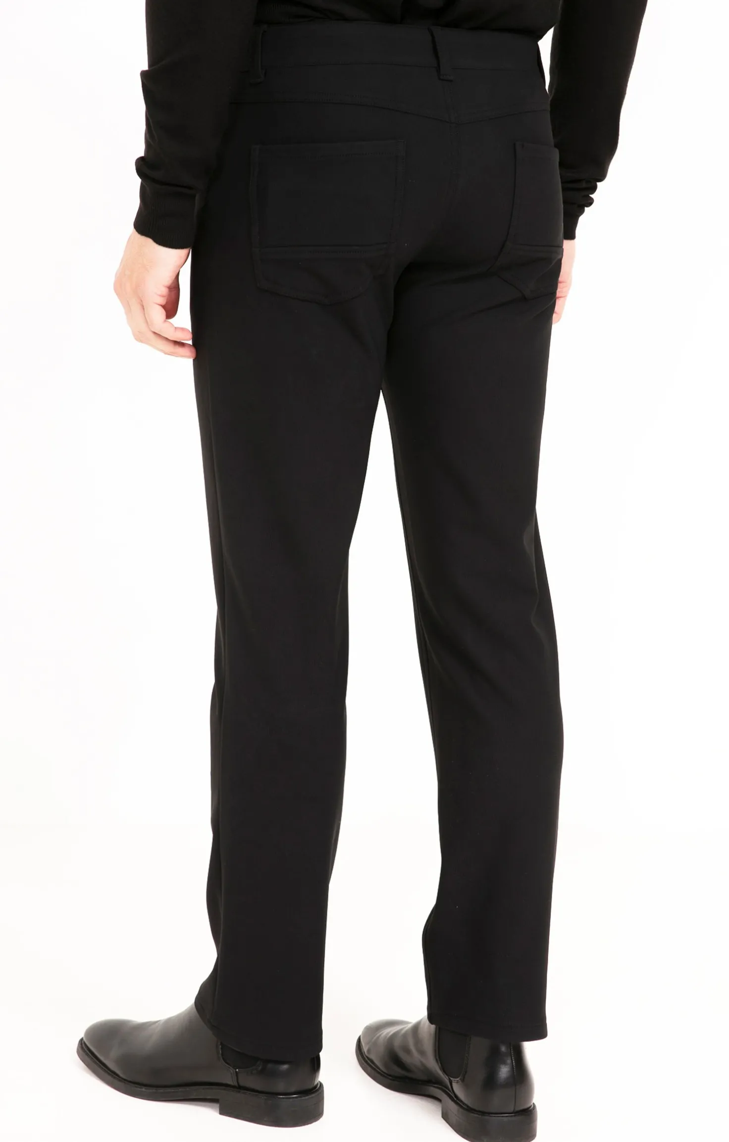 Armand Thiery Pantalon 5 poches Biface - Noir Online