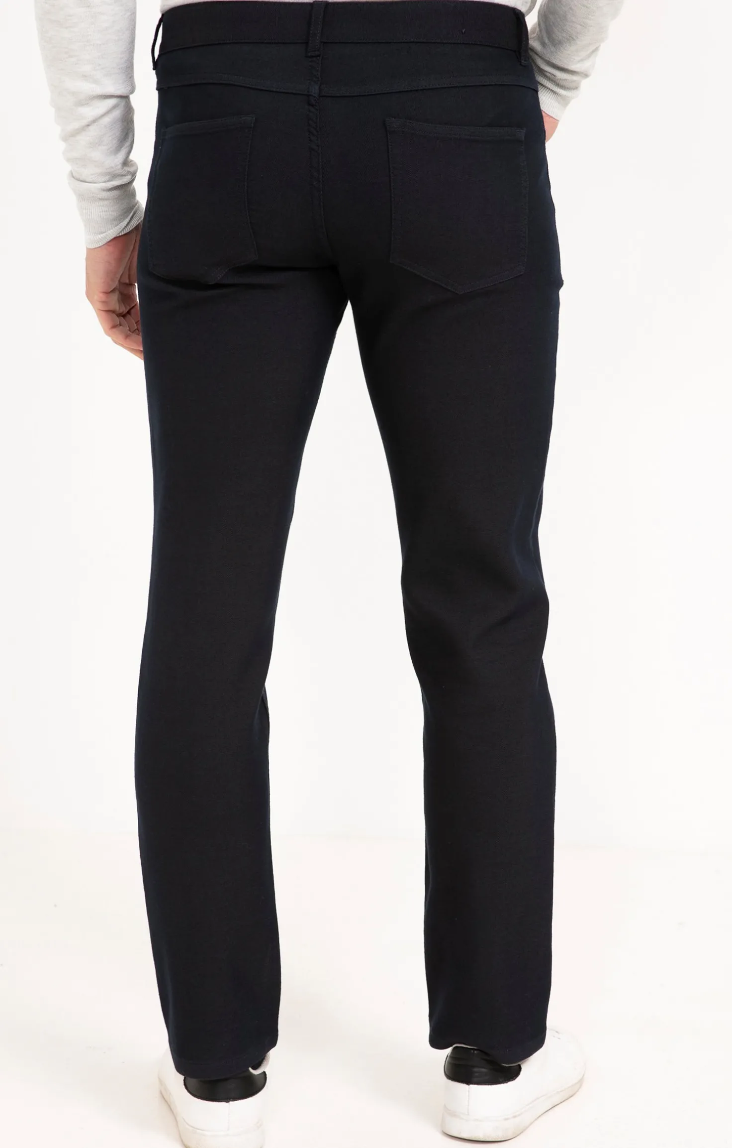 Armand Thiery Pantalon 5 poches Navy - Marine Fashion