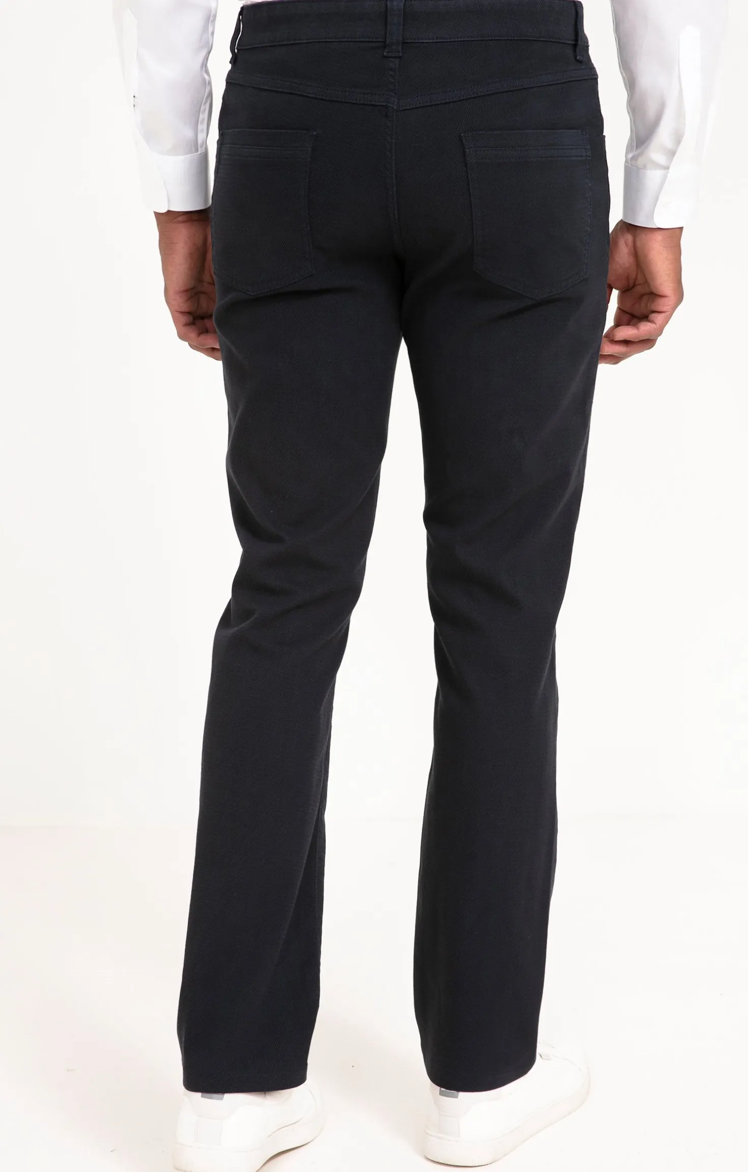 Armand Thiery Pantalon 5 poches Roby - Marine Online