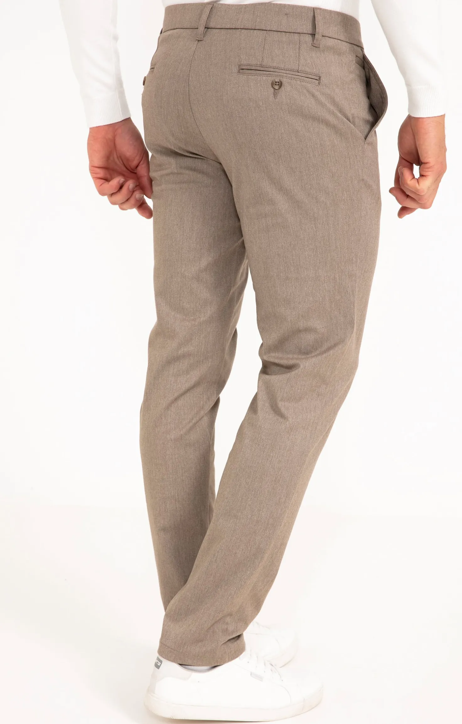 Armand Thiery Pantalon chino Brandon - Beige Online