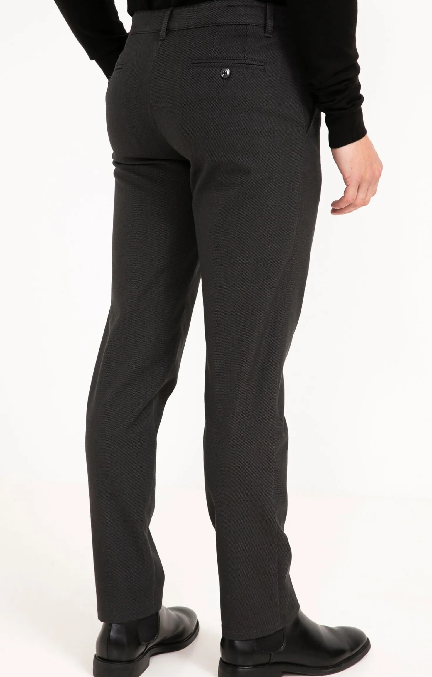 Armand Thiery Pantalon chino Fly - Anthracite Cheap