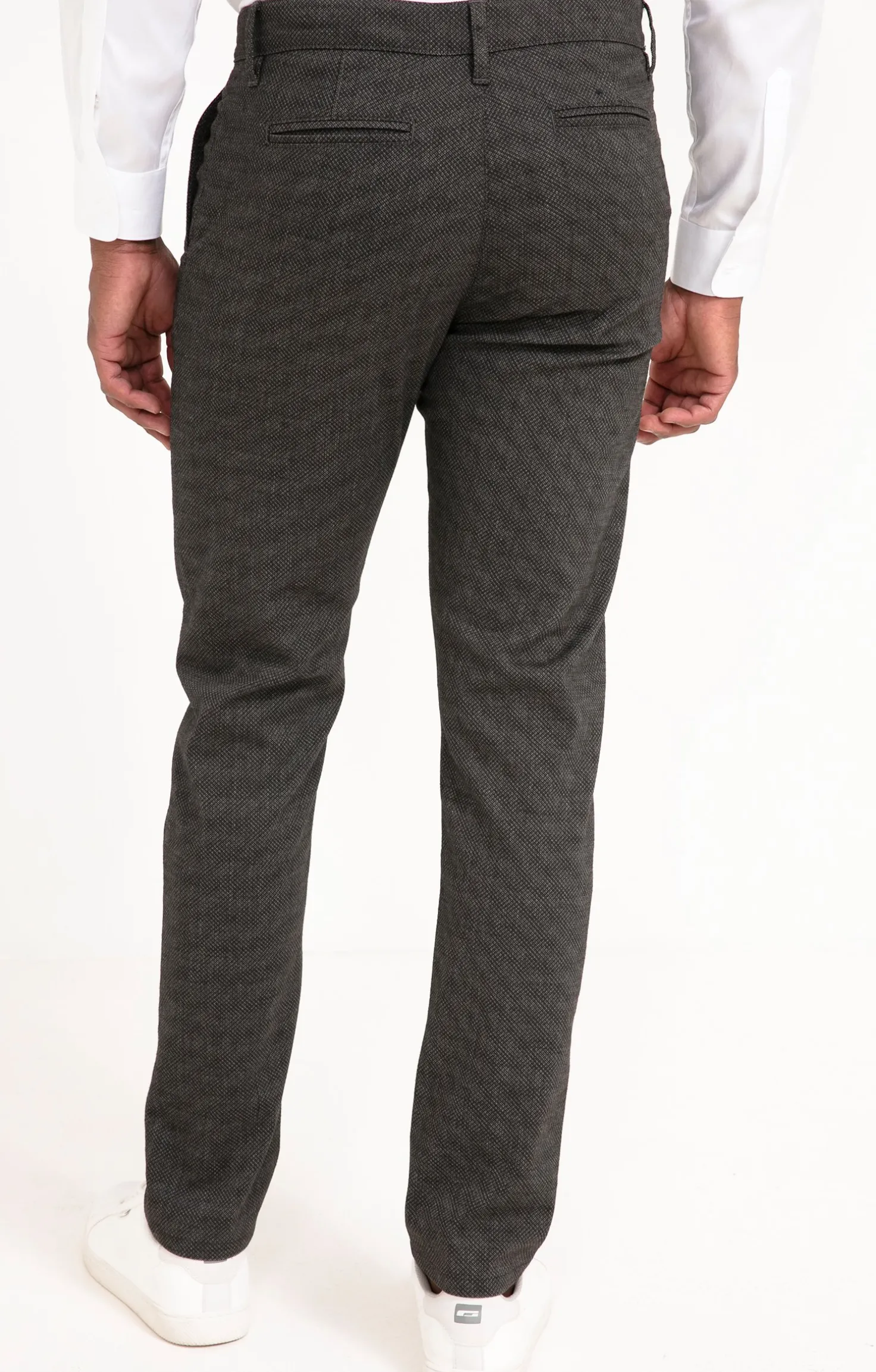 Armand Thiery Pantalon chino Hurrican - Anthracite Best Sale