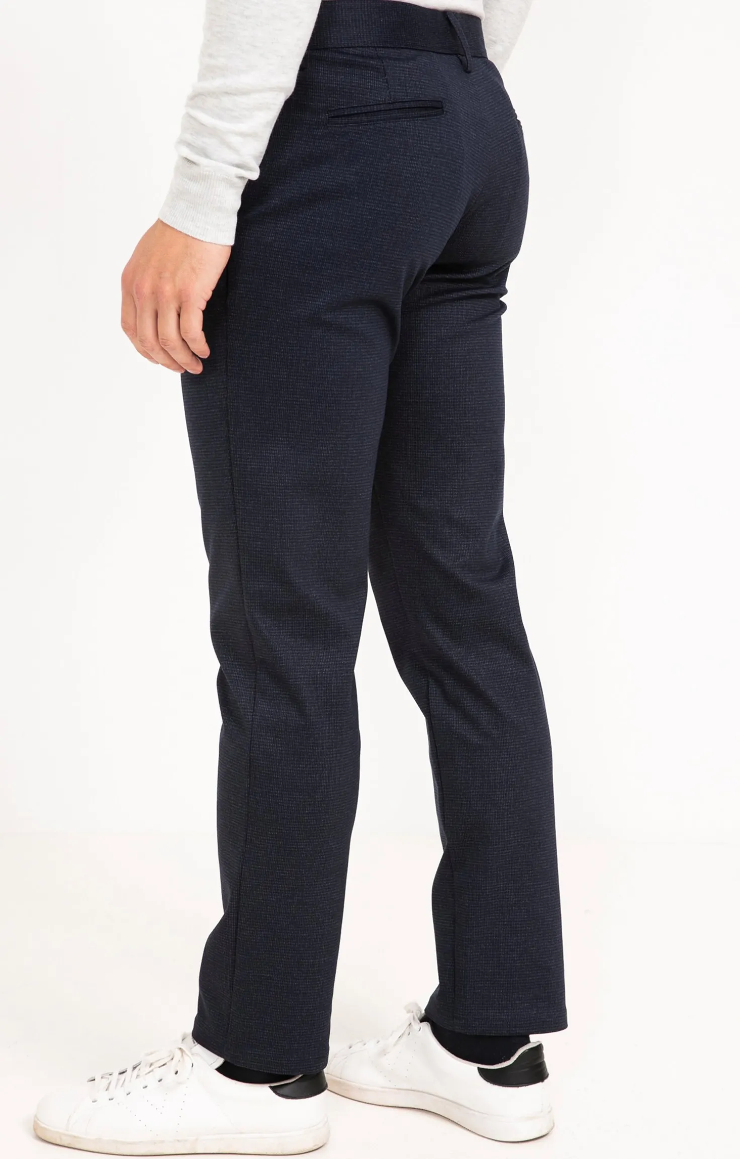 Armand Thiery Pantalon chino Kory Maille - Marine Online