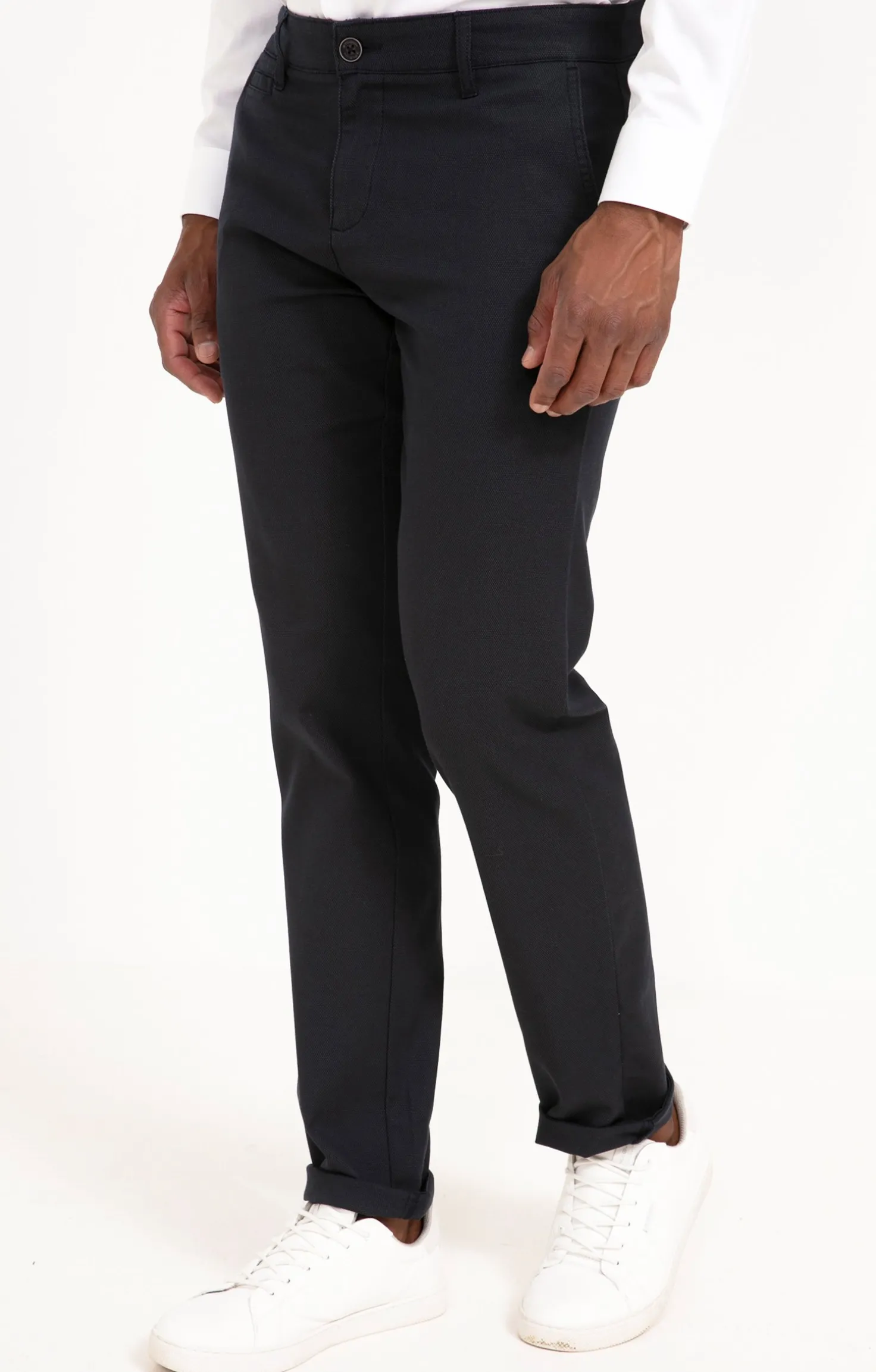 Armand Thiery Pantalon chino Liam - Marine Sale