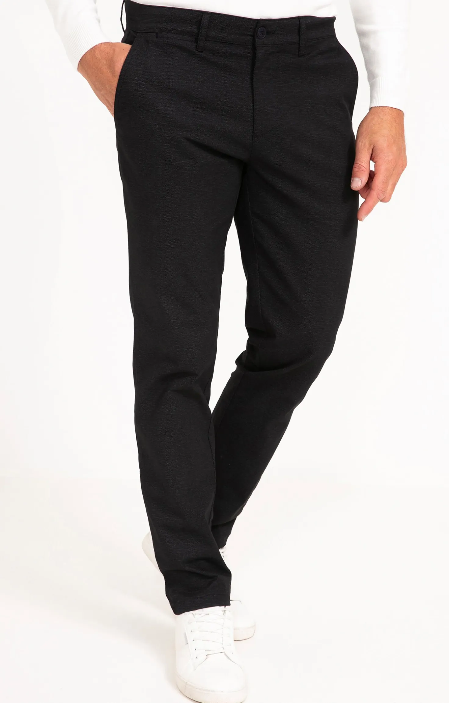 Armand Thiery Pantalon chino Liny - Noir Shop