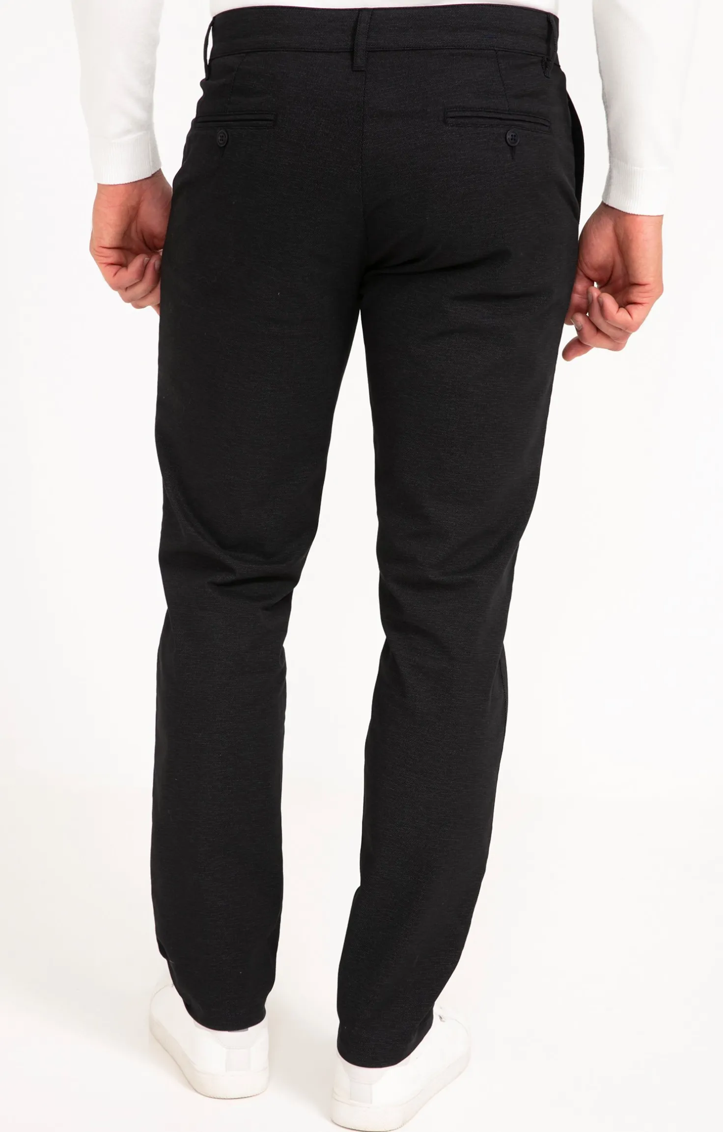 Armand Thiery Pantalon chino Liny - Noir Shop