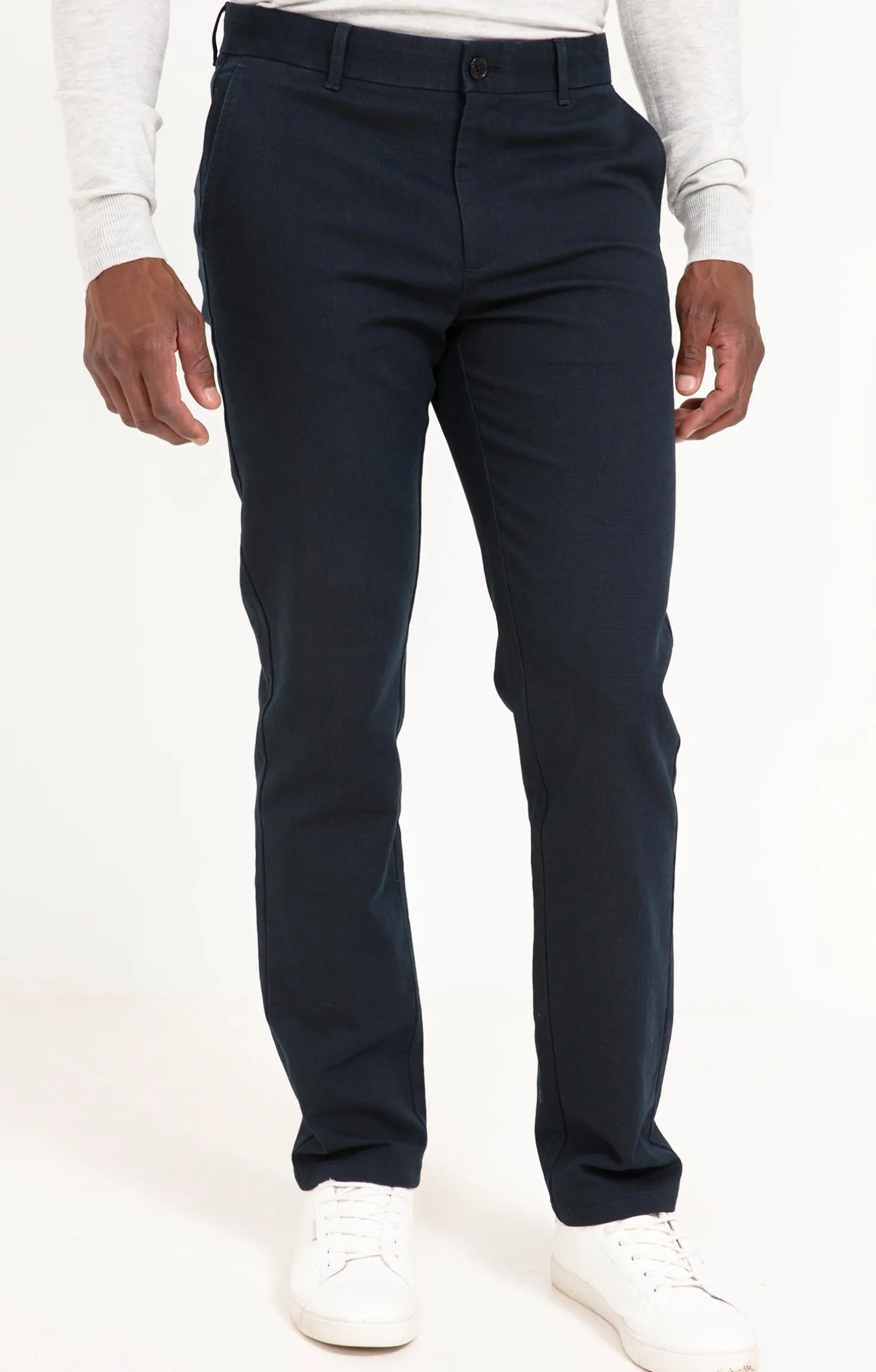 Armand Thiery Pantalon chino Micro - Bleu Online