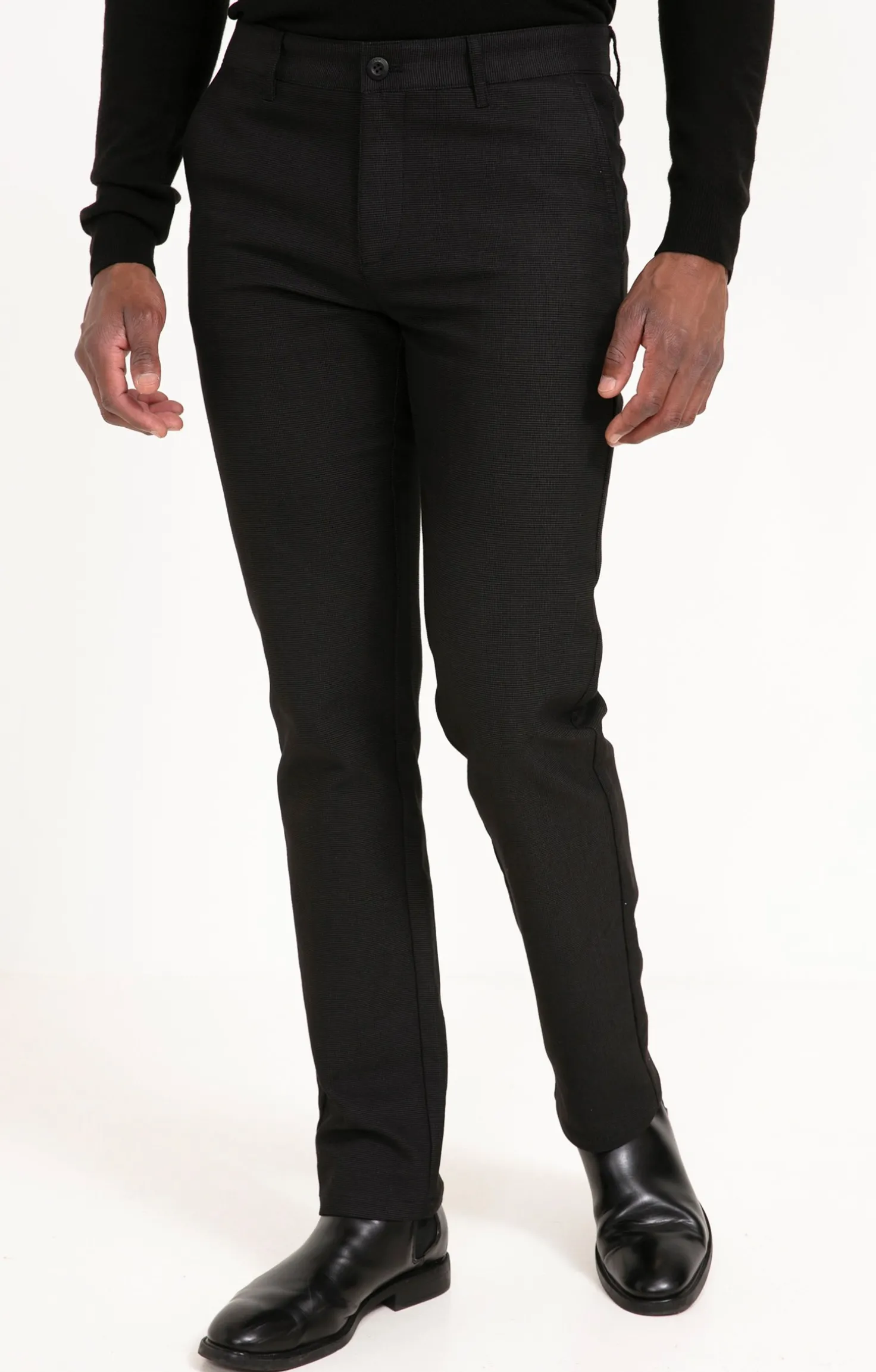 Armand Thiery Pantalon chino Pointy - Noir Clearance