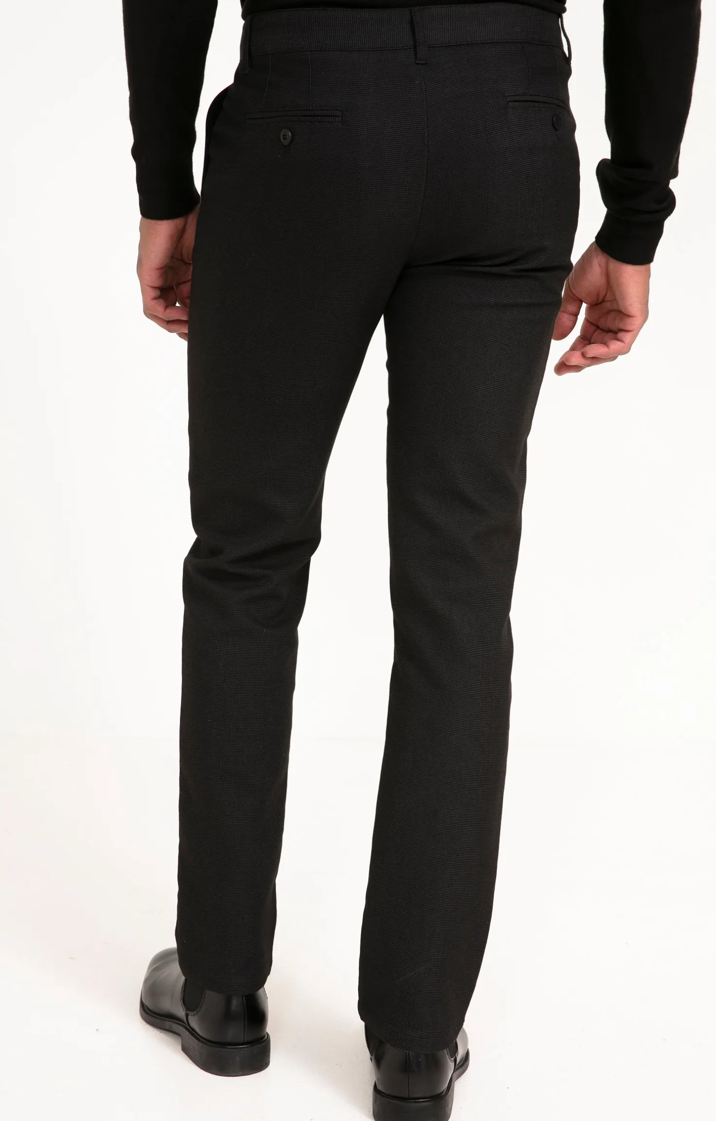 Armand Thiery Pantalon chino Pointy - Noir Clearance